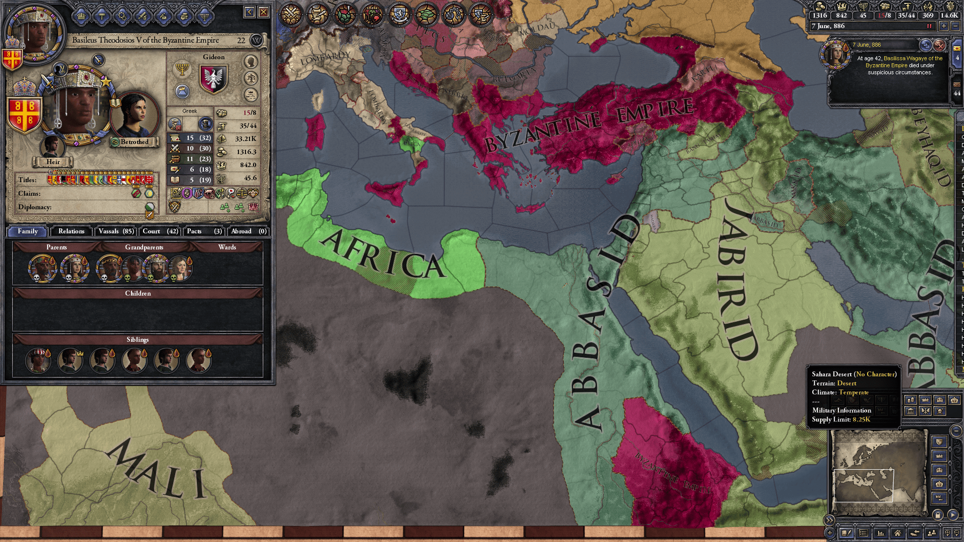 House Gideon has come a long way from the lowly Duke of Semien r