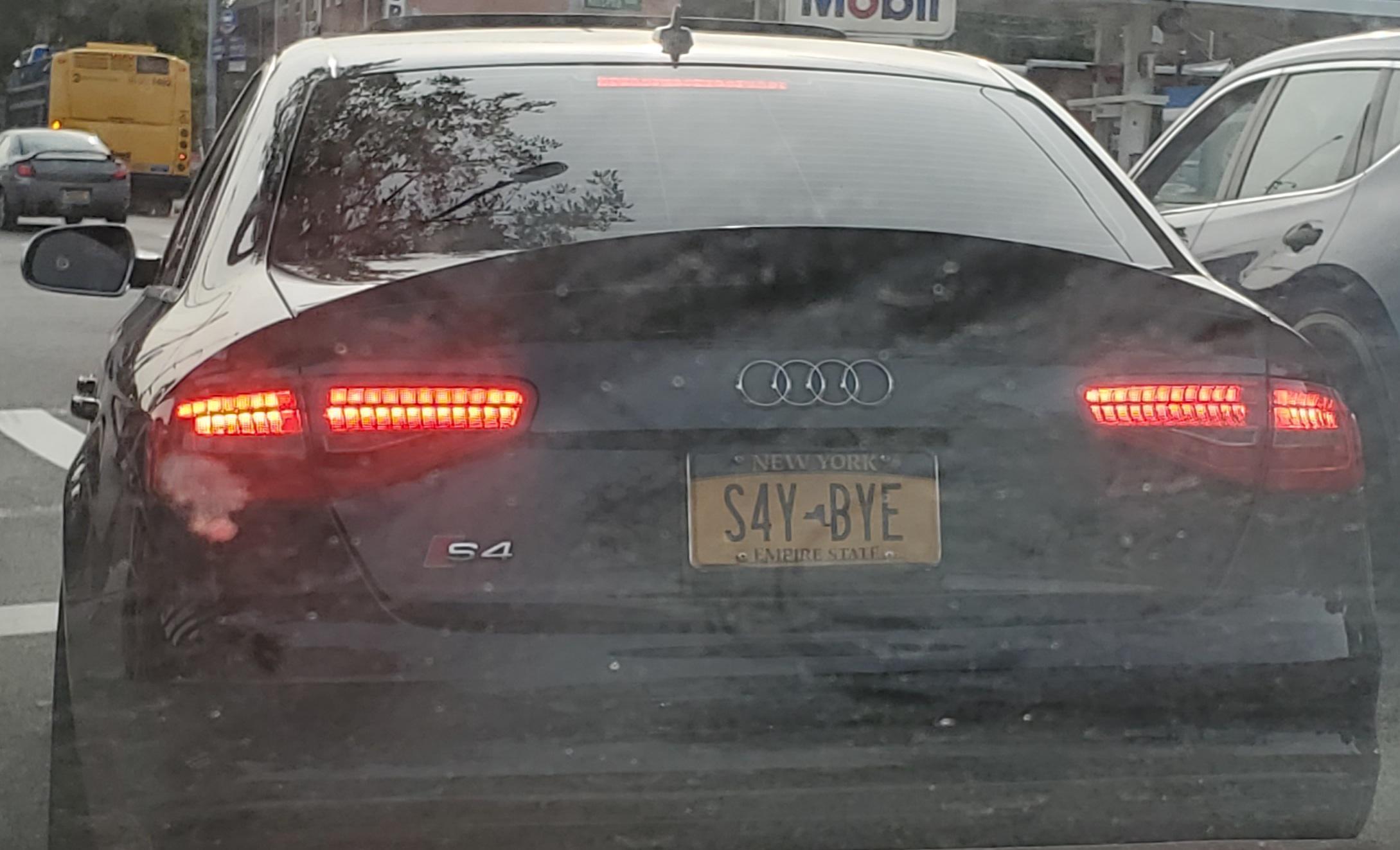 S4. Awesome licence plate r/Audi
