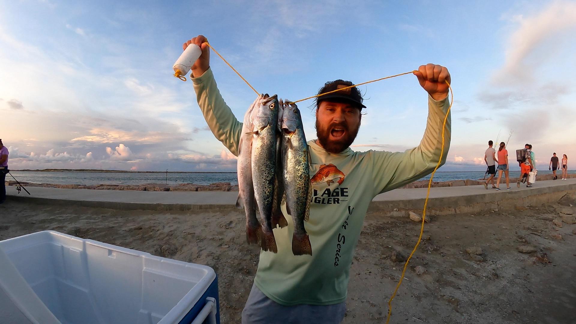 Catch slot Speckled Trout at the Port Aransas jetties r/saltwaterfishing