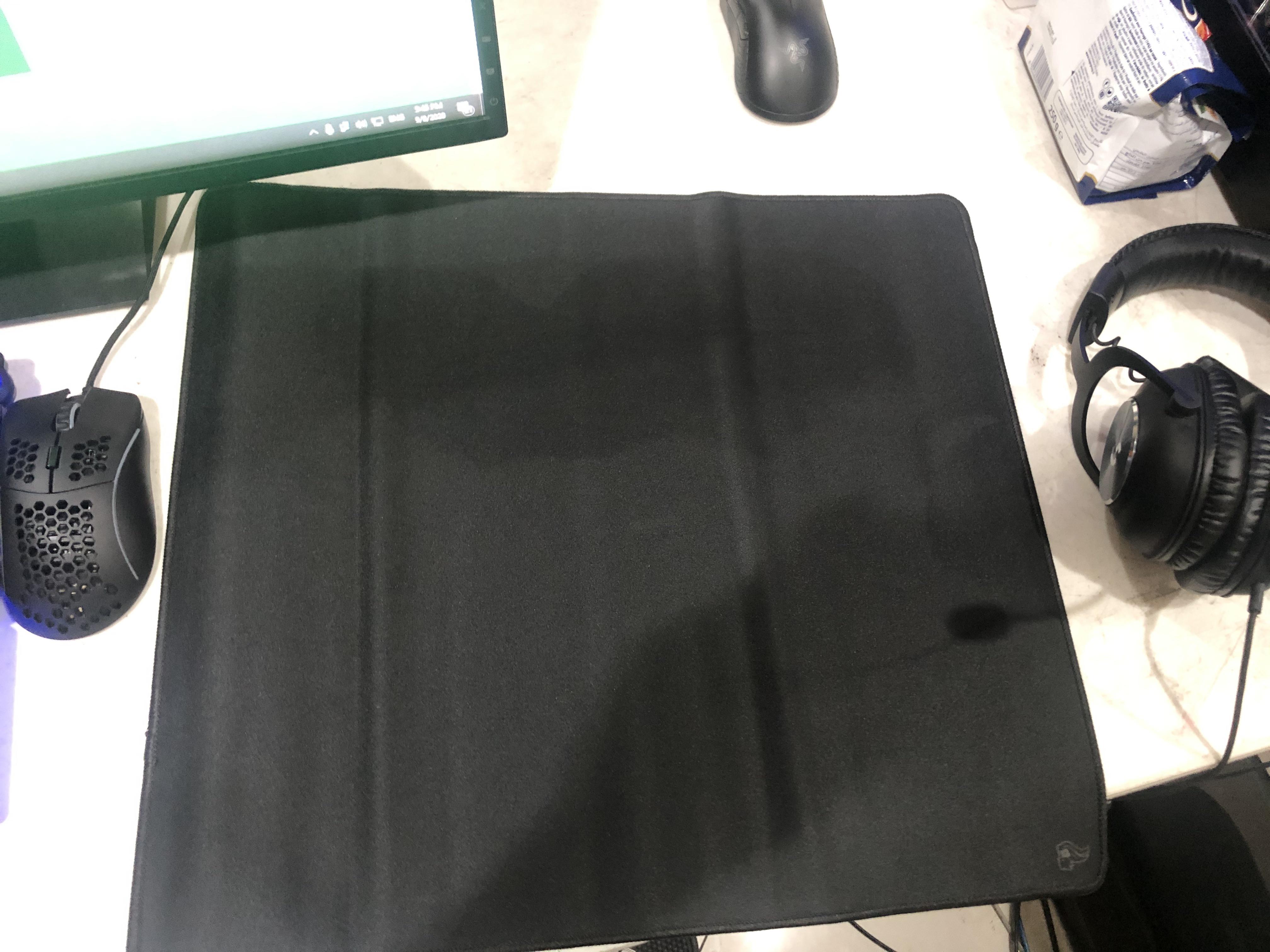 So I just got the Glorious Cloth Mouse pad in XL and I just got it