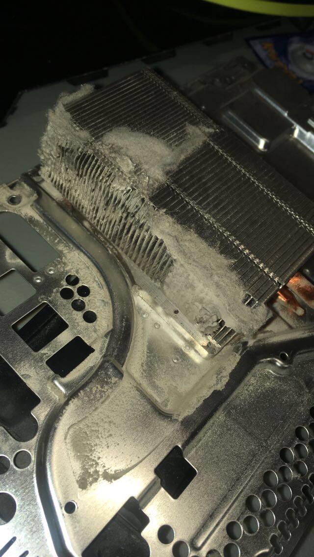 Decided to try and fix my old PS4 that kept overheating. Went to replace the thermal paste and