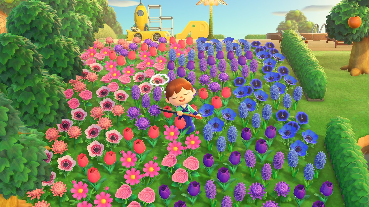 I just really like this flowerbed. it's a nice flower bed. r