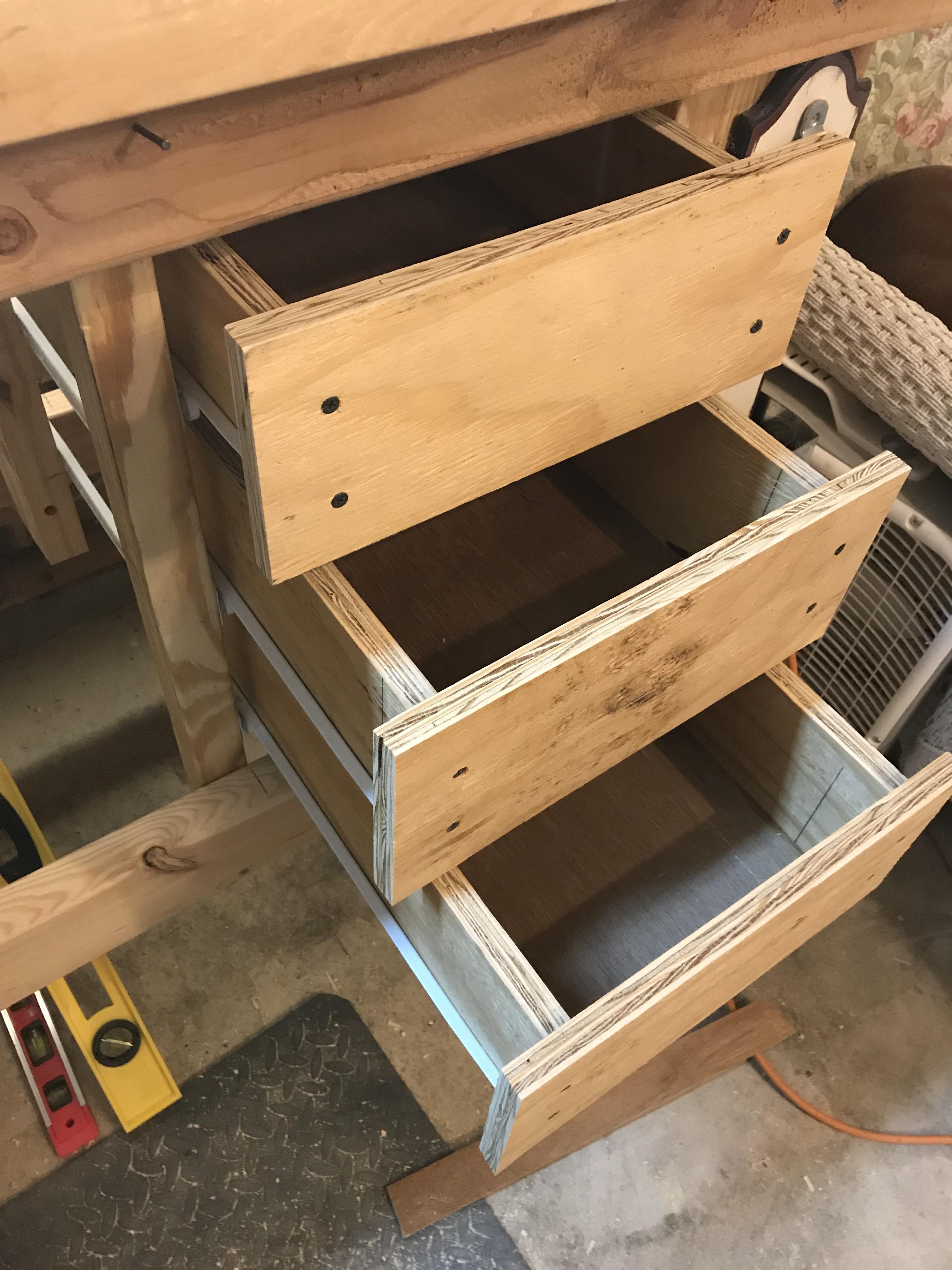 Tried my hand at some simple drawers. I really need to tighten up my