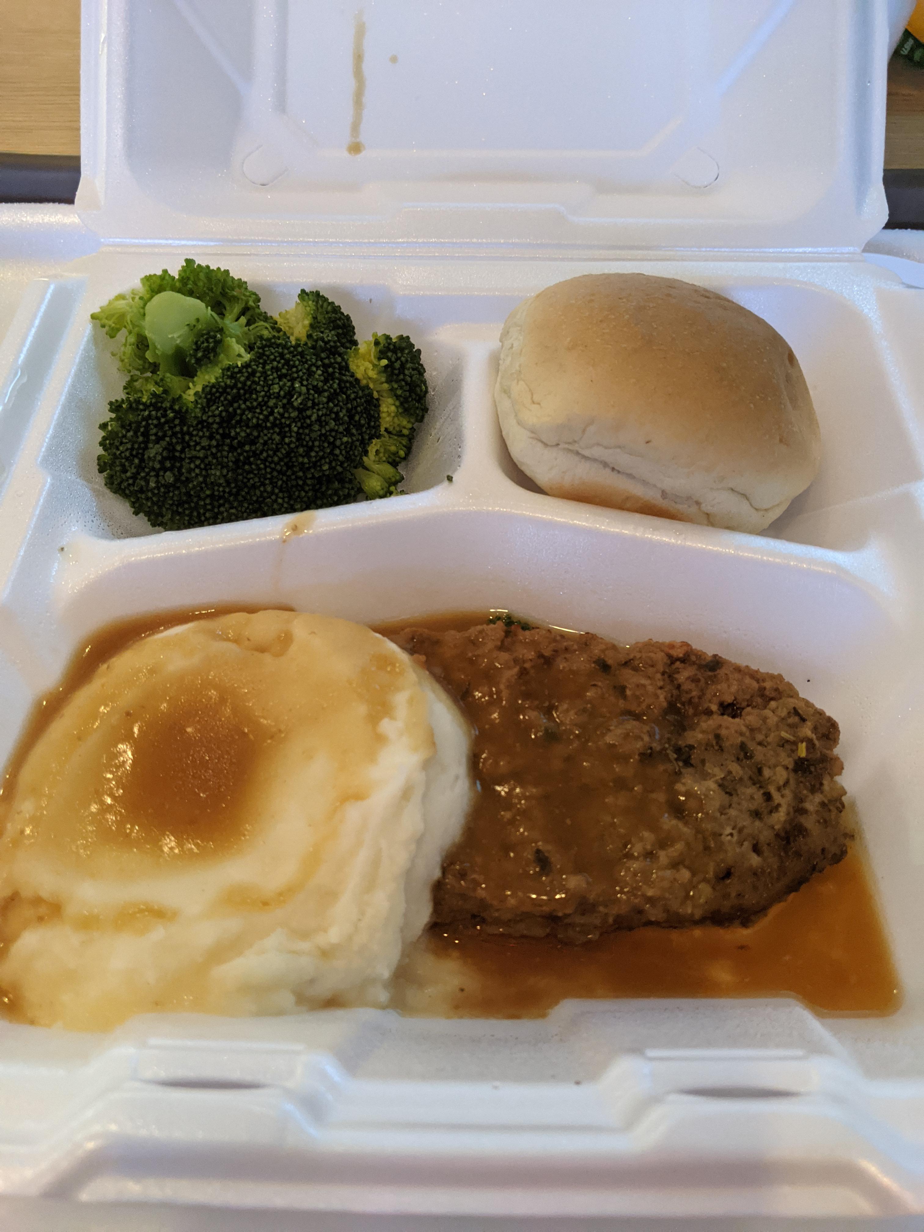 American hospital food. Only the best when your four day stay costs