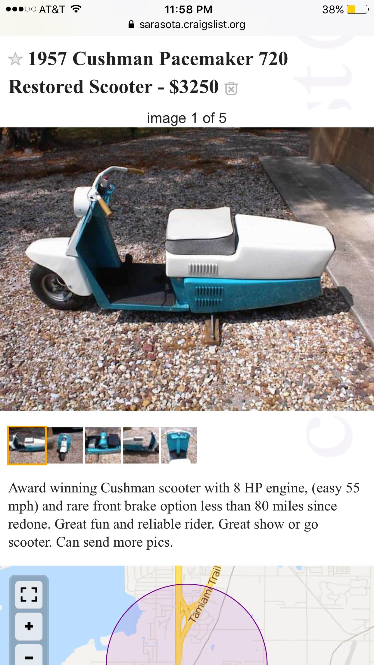 Somehow there's another one of these for sale in my area. r/scooters