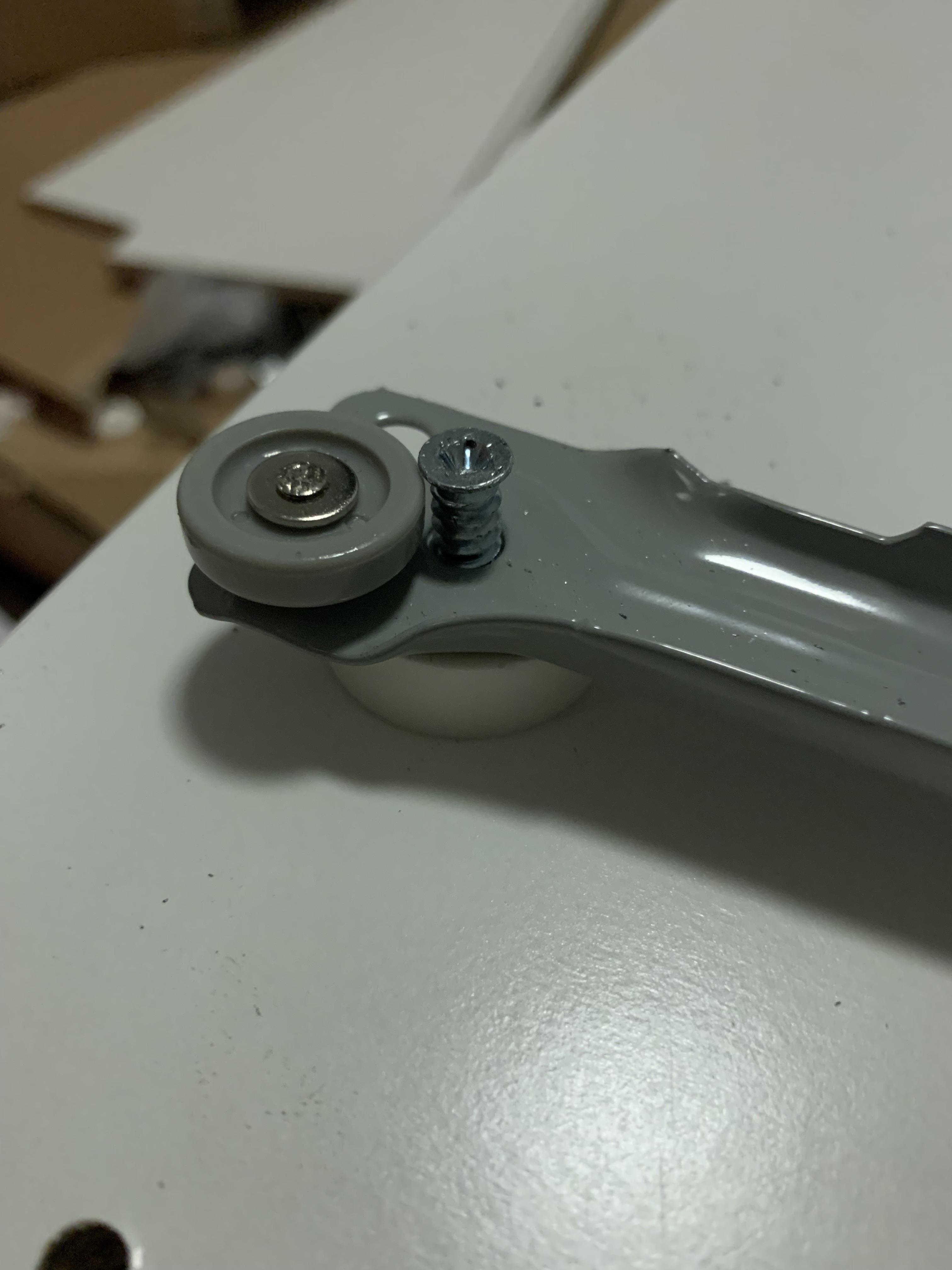 Brimnes bed help! Step 12… how do I get the screws to go all the way in