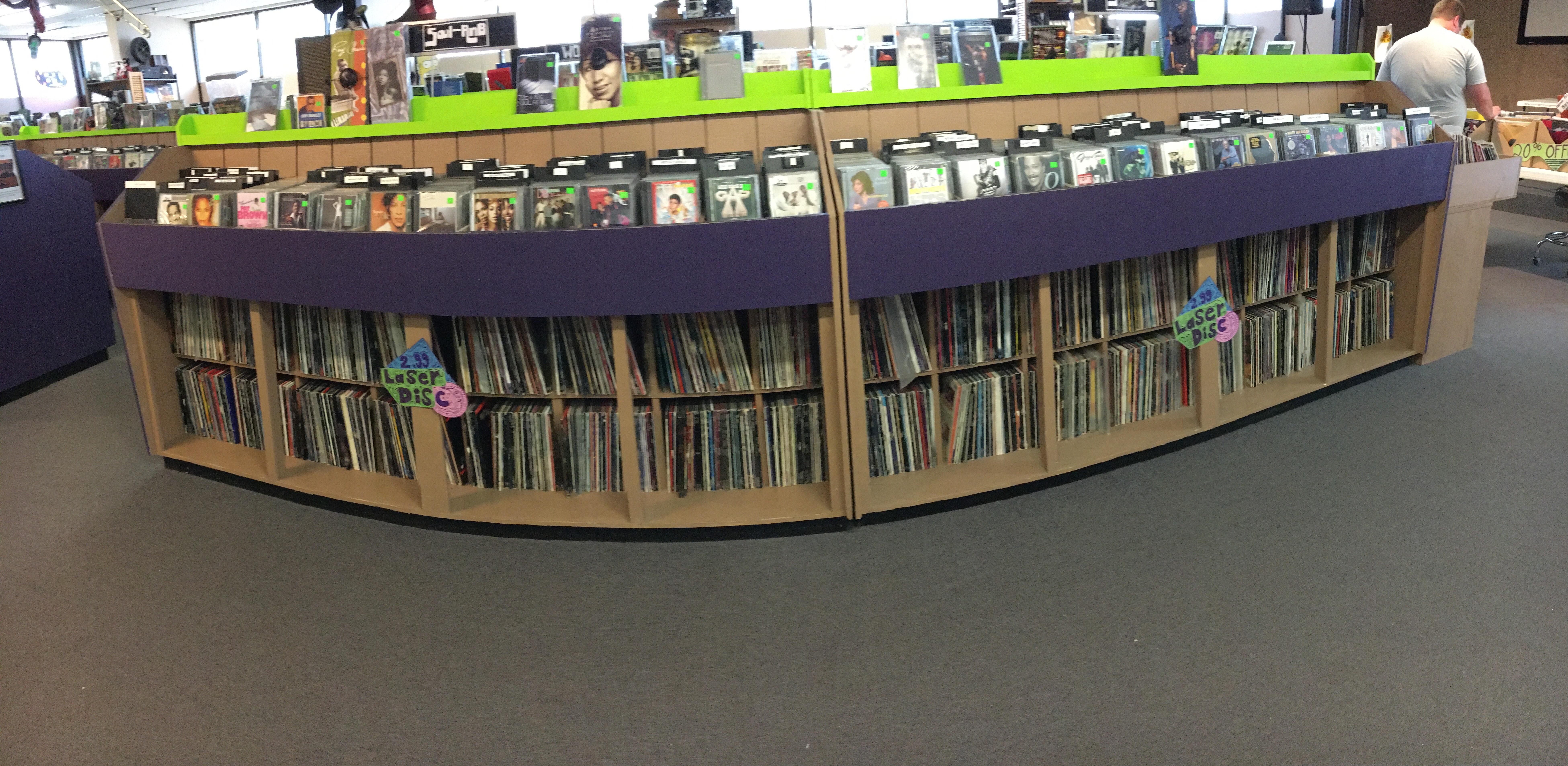 This is the largest laserdisc selection I've ever seen in a store. St. Petersburg, Fl r/LaserDisc