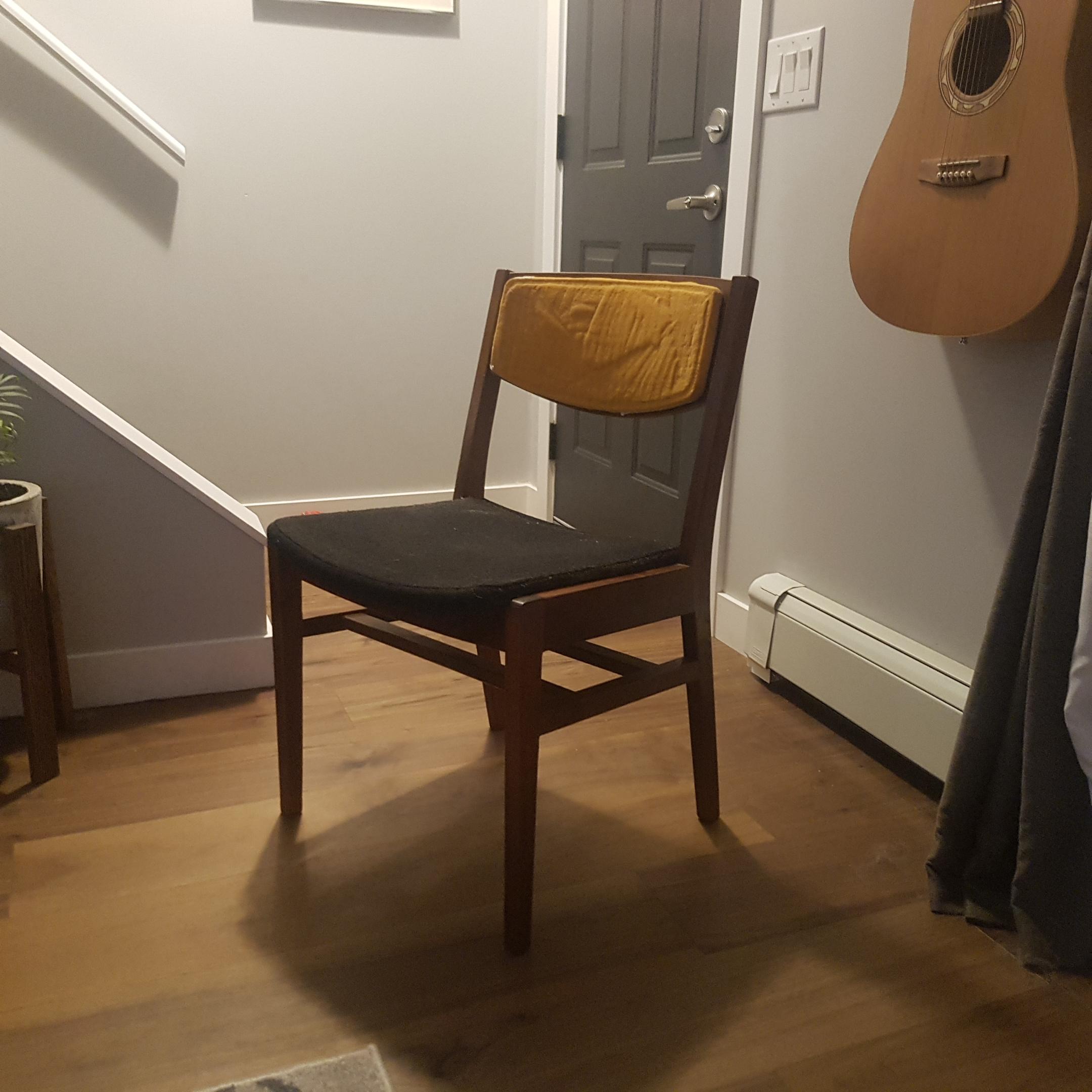Found this gunlock chair at goodwill for 10 r/Mid_Century
