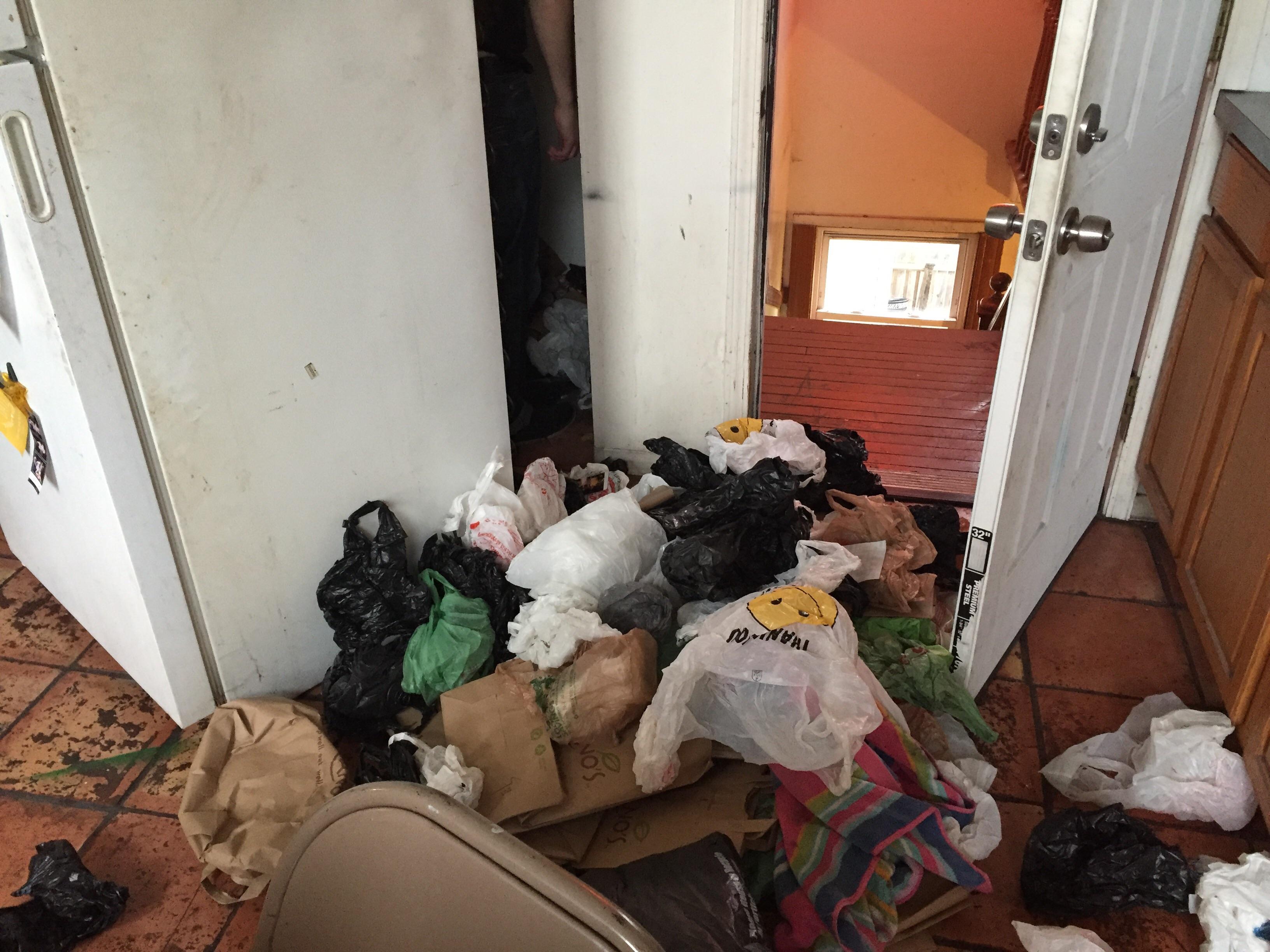 What goes behind the fridge must come out. r/WTF