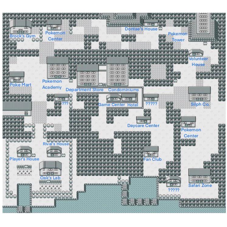 Decoding the Kanto “mini map” from 1997’s Space World Pokemon Gold