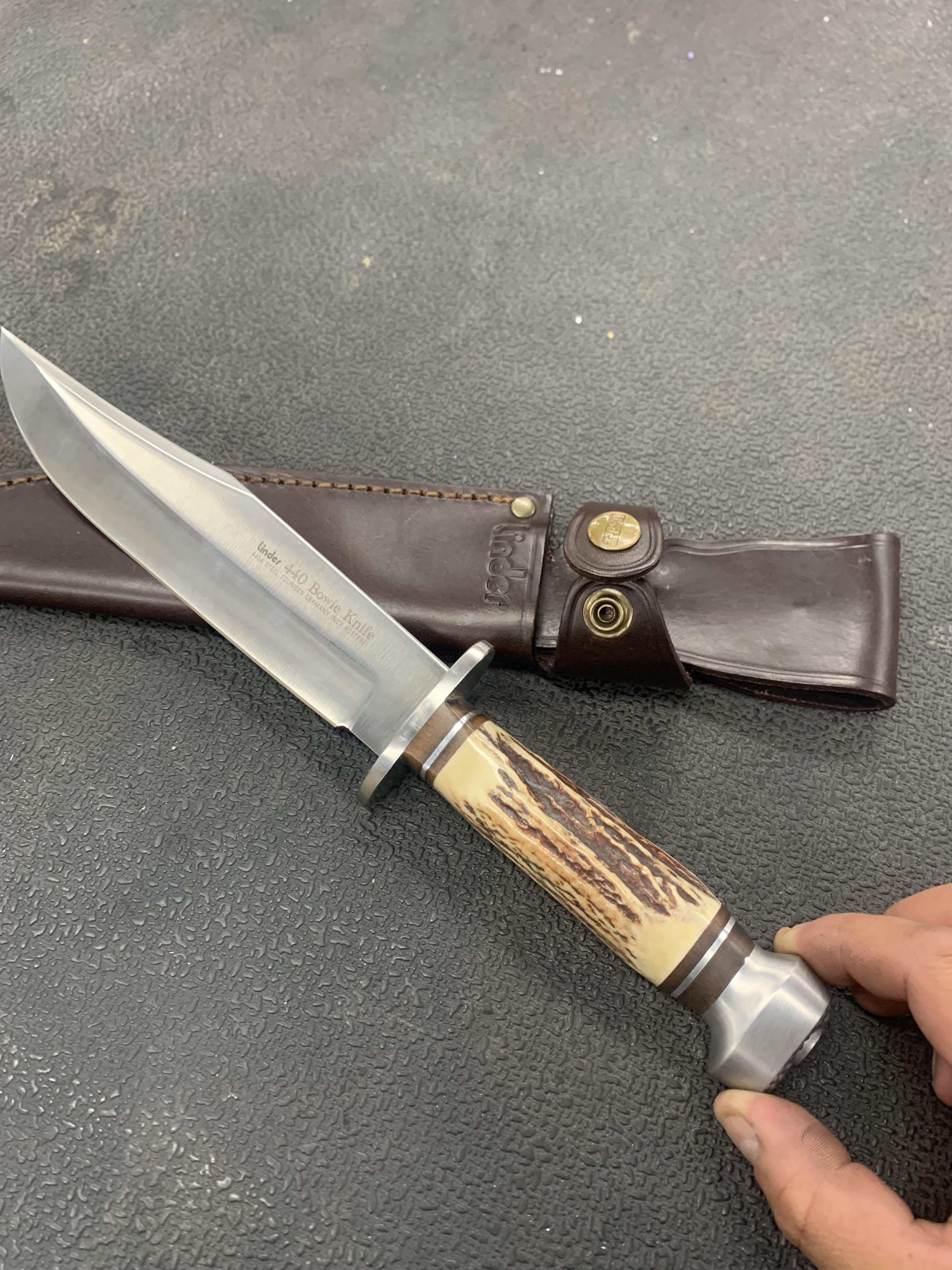 Did I do okay? Really liked the antler handle. Got it for 50 from a