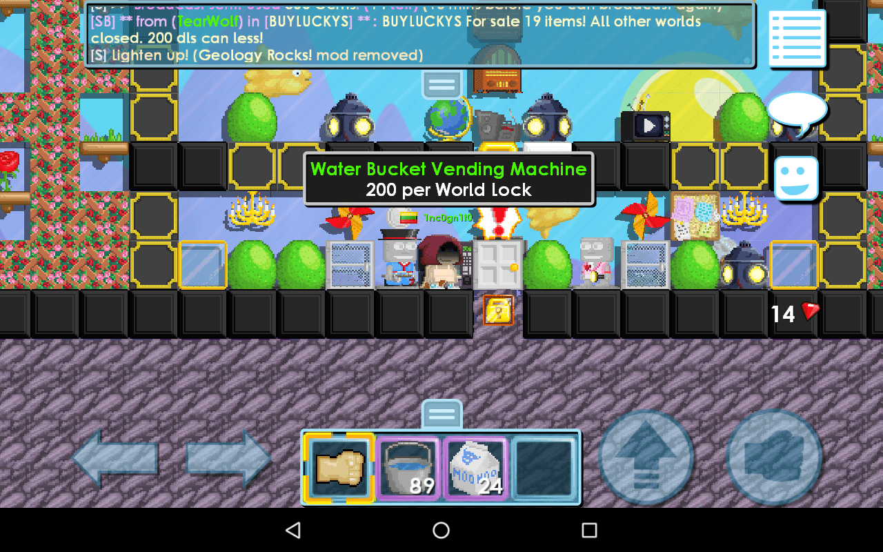 Sell many water buckets in 97179! Now I have a vend from a very kind