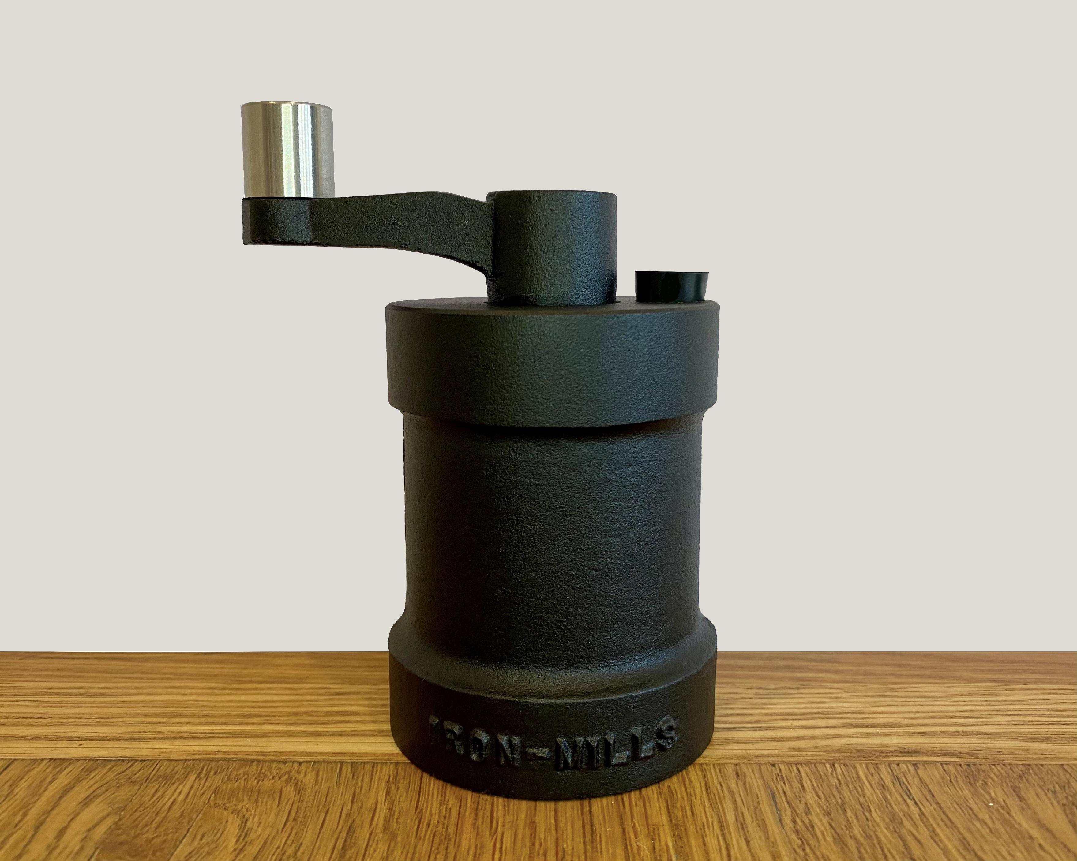 IronMills Solid CastIron Salt & Pepper Mills UK Made & Designed