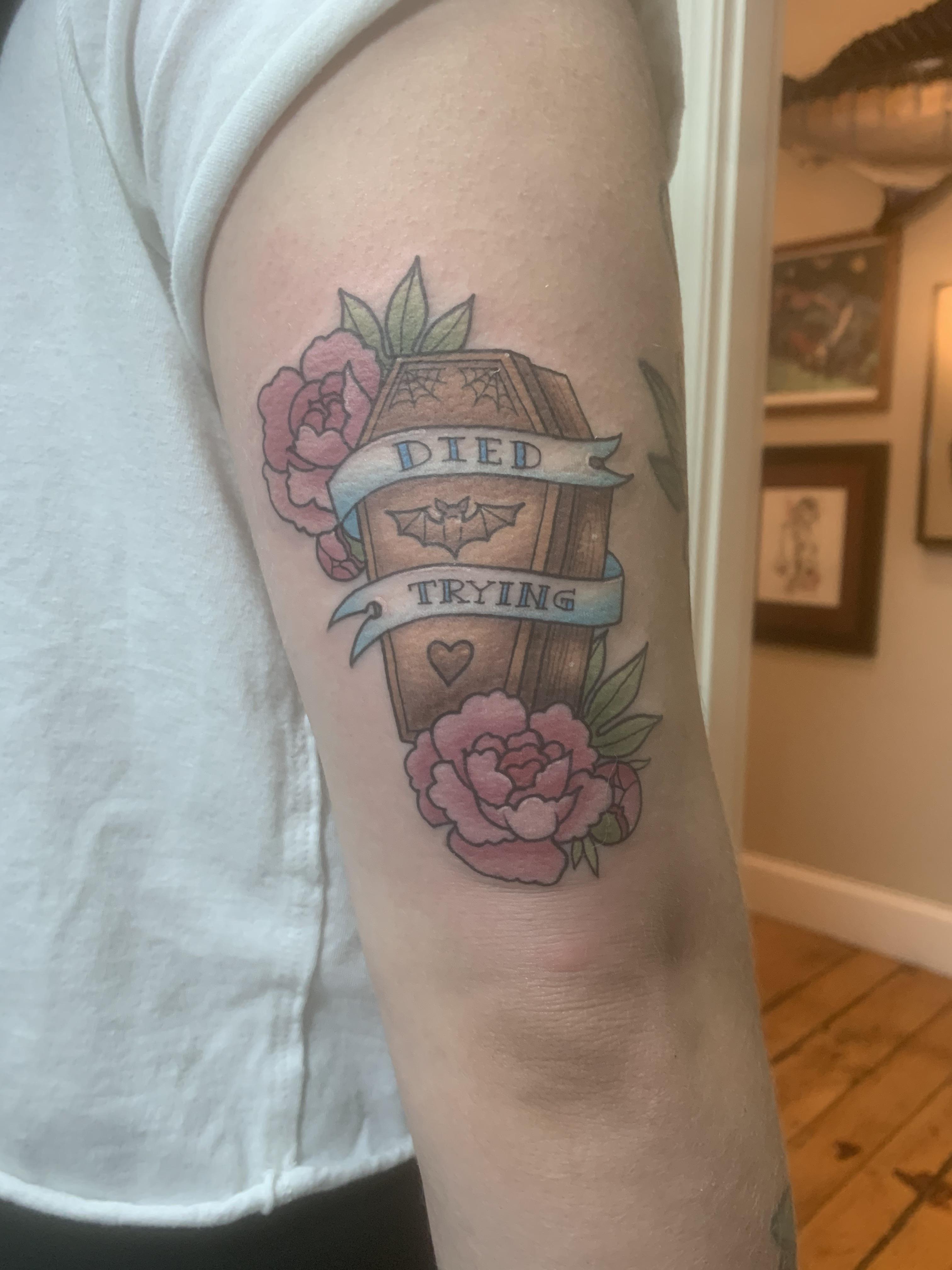 Briar Rose Flower Tattoo