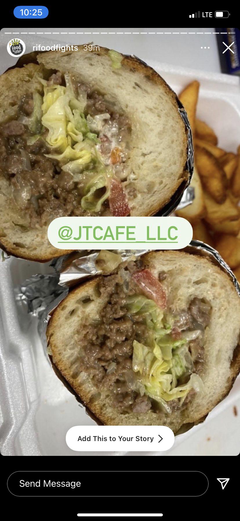 J&T’s has the best “chopped cheese”— a NYC rendition of the