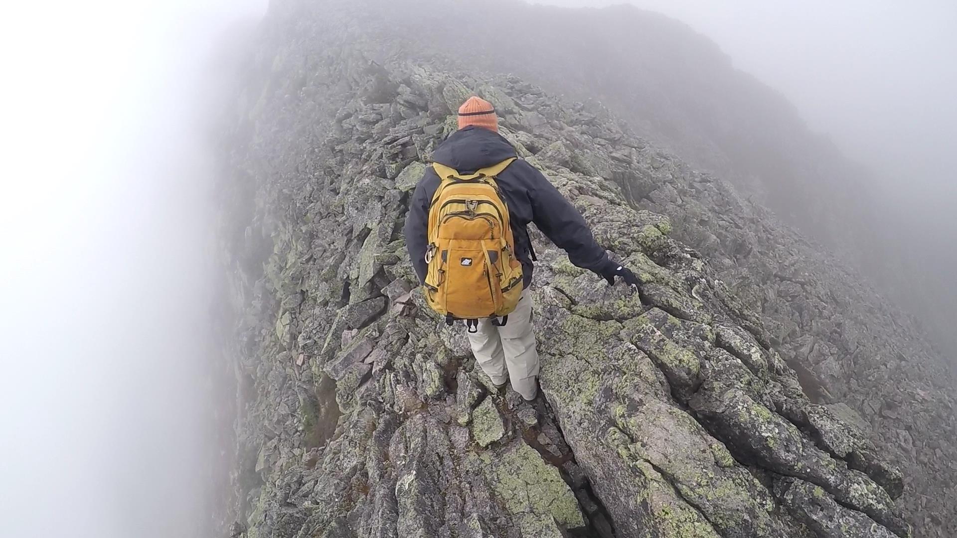 More of the Katahdin Knife Edge Trail in Maine. r/pics