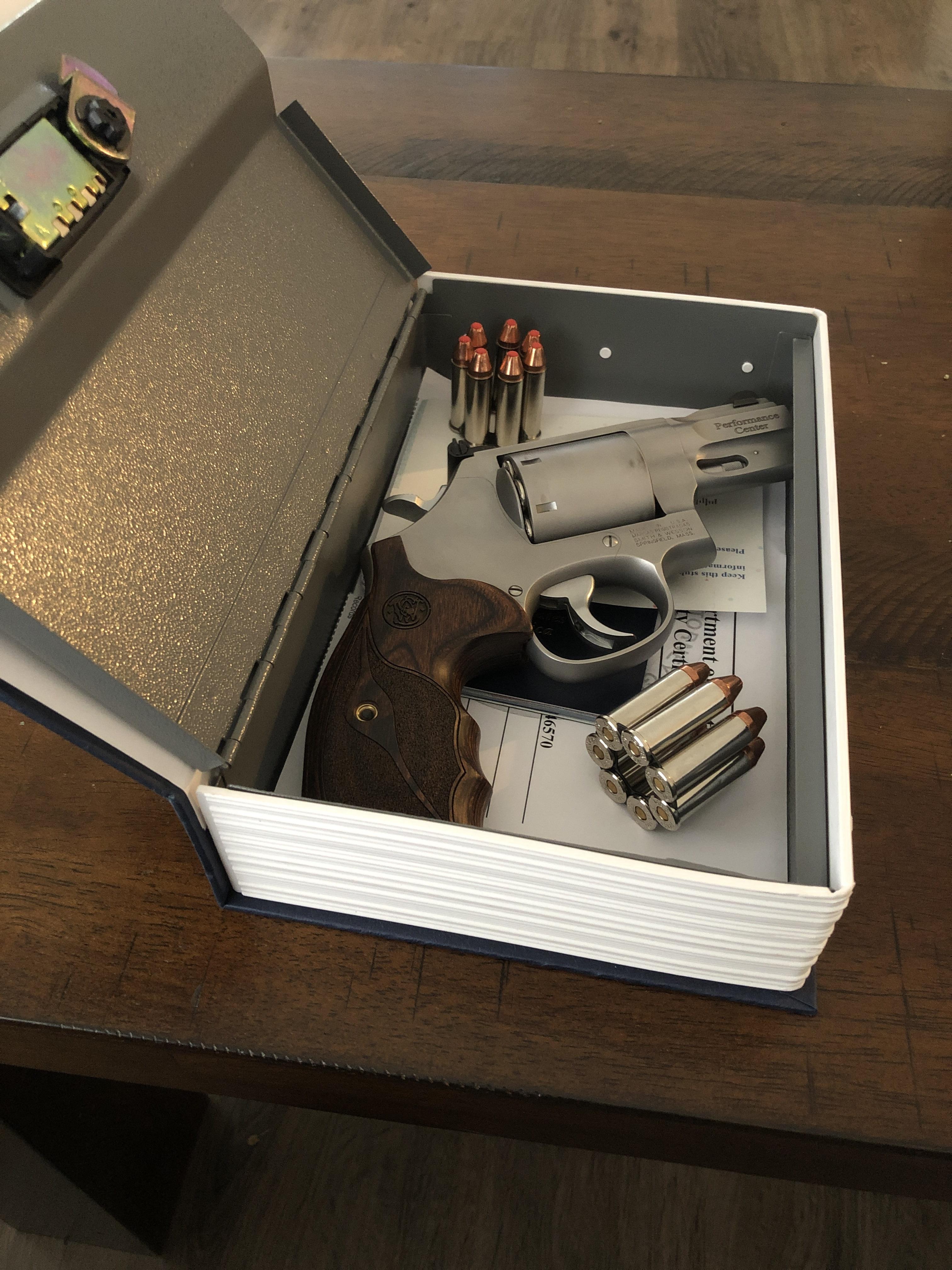 Fake book… real gun Police Friends