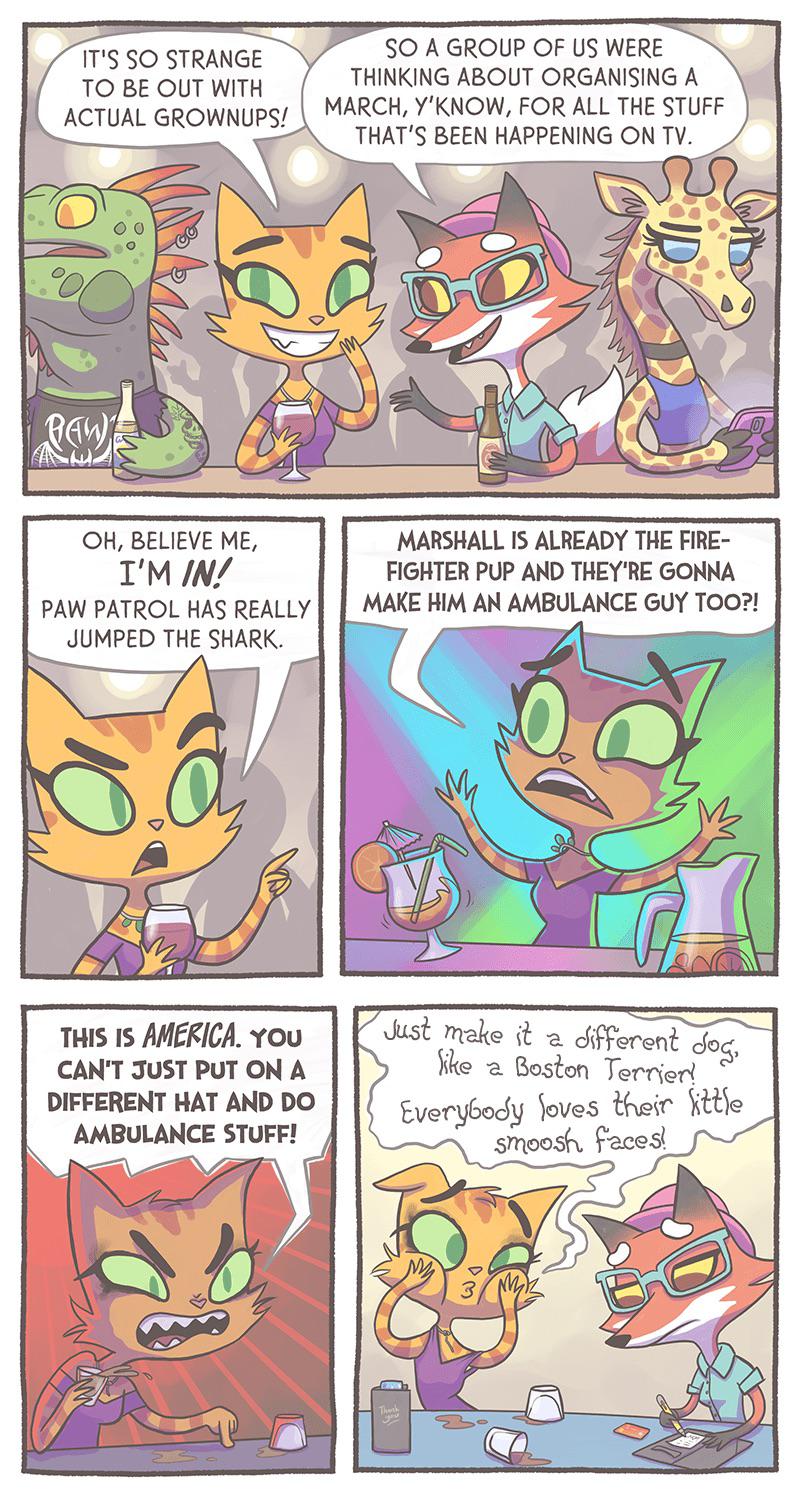 The creator of litter box comics is a kindred spirit. r/CartoonuityErrors