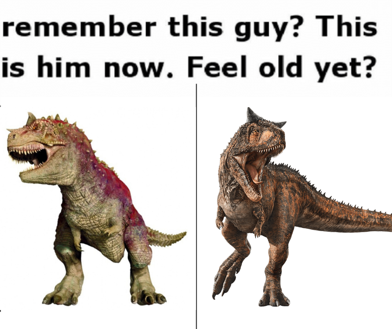Carnotaurus The carnotaurus however lived is a completely different