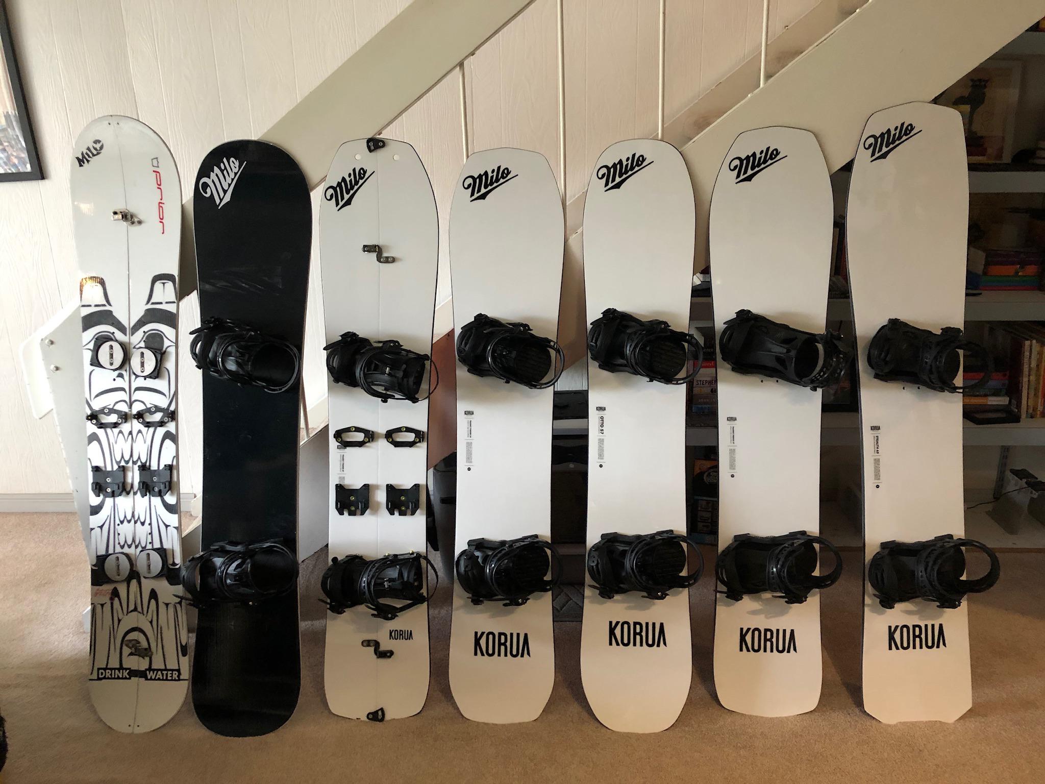 The quiver... r/snowboarding