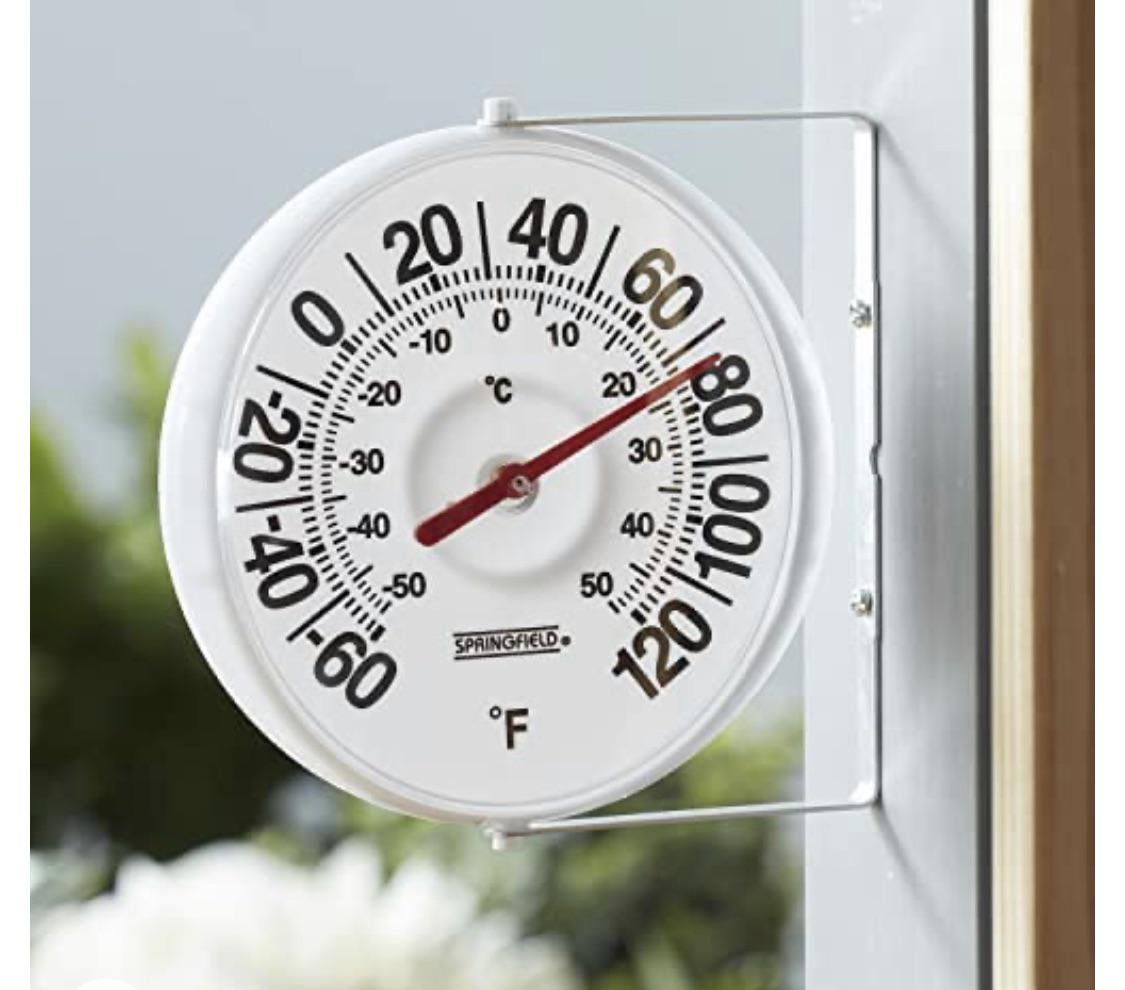 Tried finding a simple (not digital) thermometer for garage but they