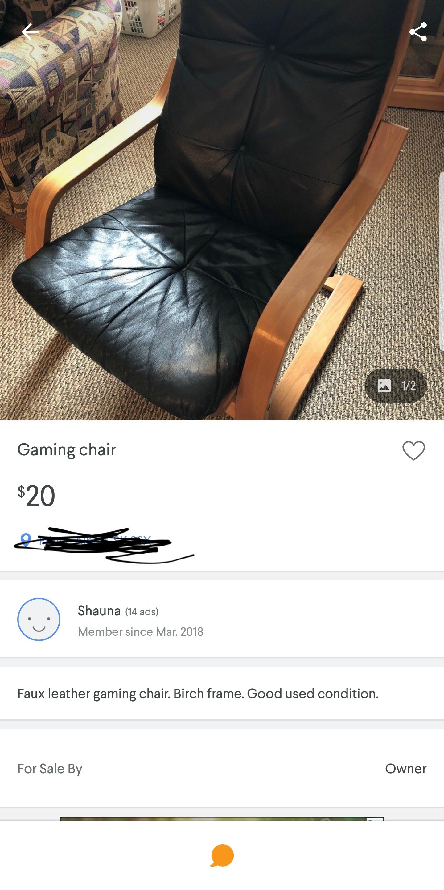 Anyone in the market for a premium gaming chair?🤔🤔 r/funny