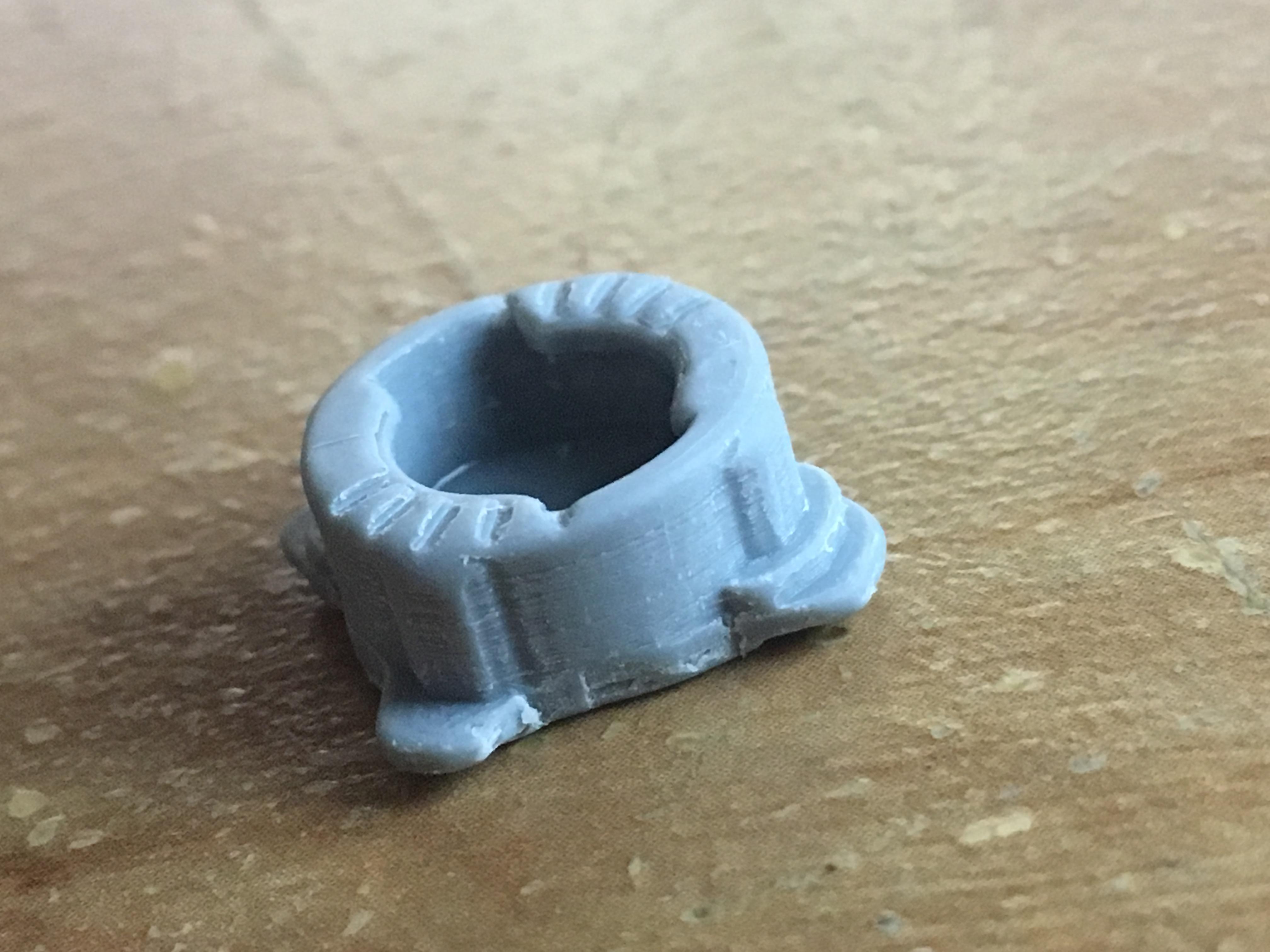 first tests with vibratory tumbler for automated print smoothing r