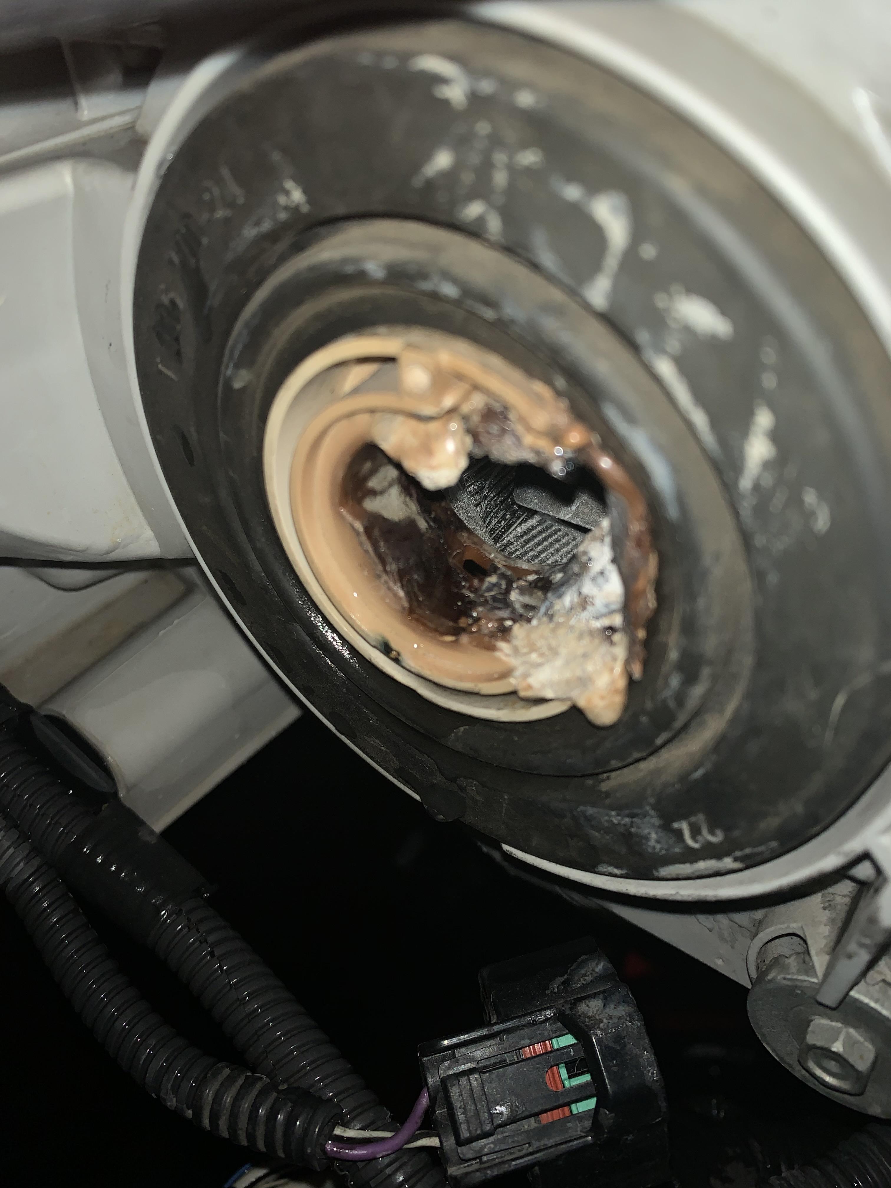 Headlight bulb broke and melted it’s mount. Is there a way to reattach