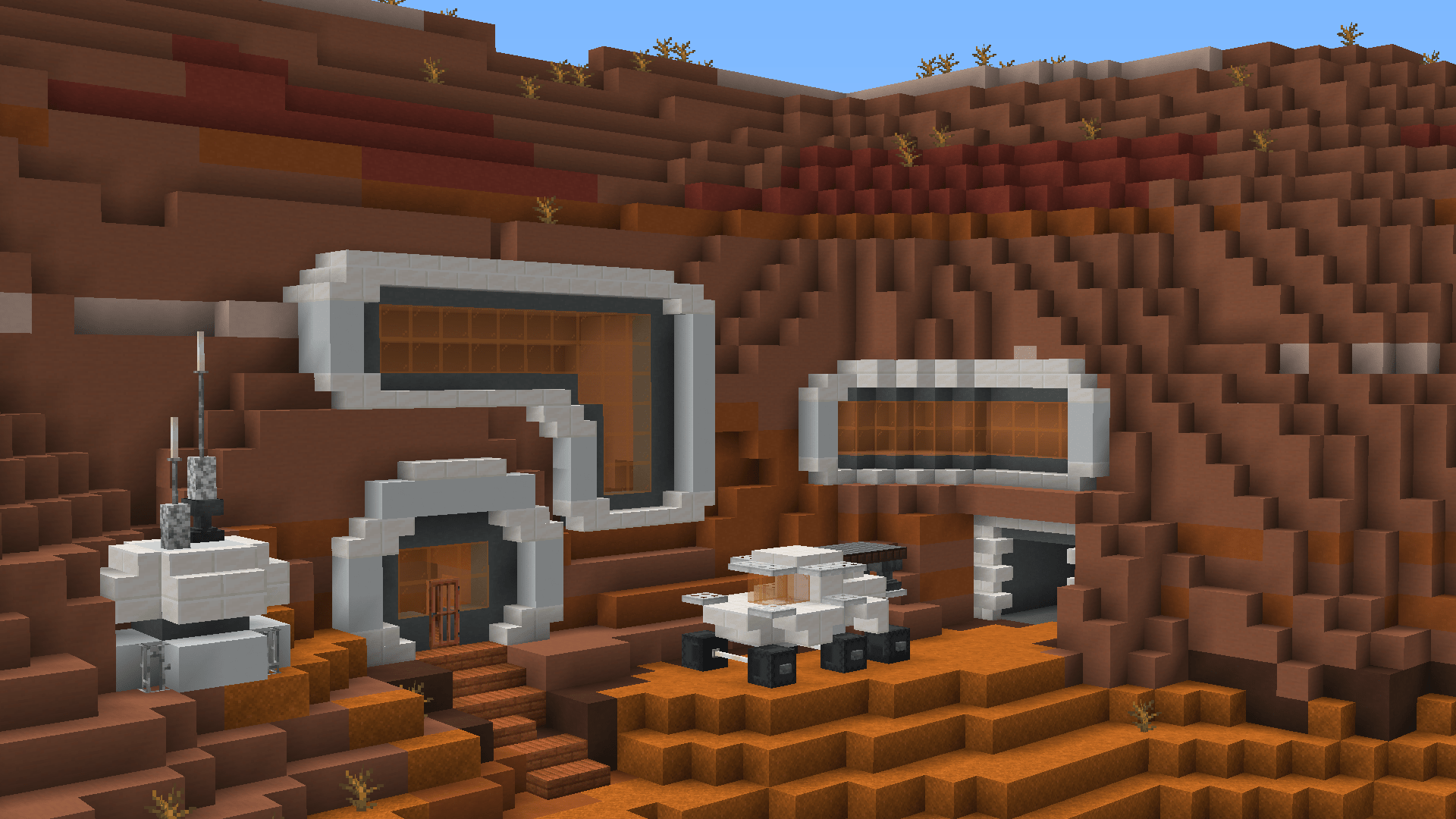 I took the hobbit hole concept to space r/Minecraft