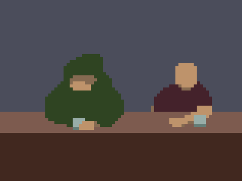 [OC] Bar Fight r/PixelArt