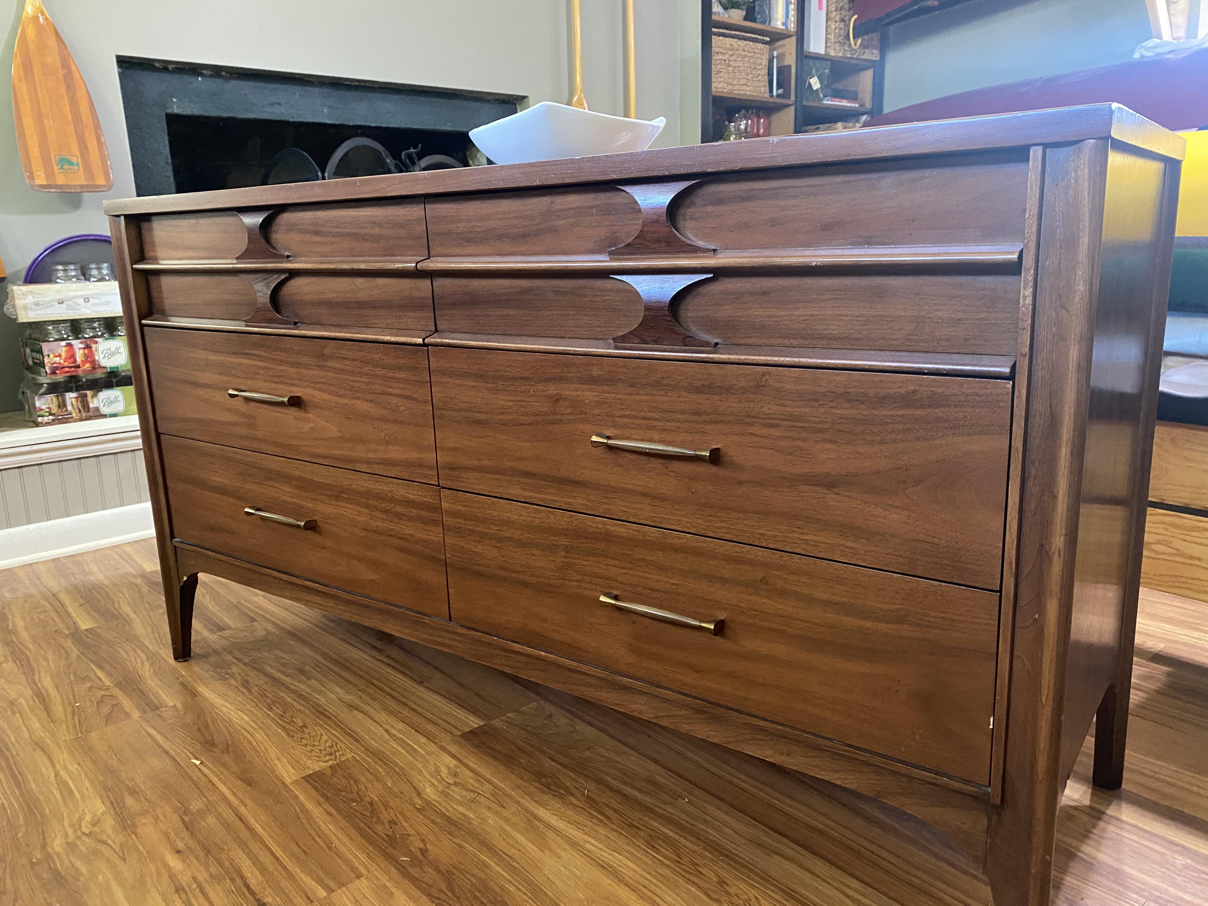 What is the best walnut stain match for this Kent Coffey Walnut dresser