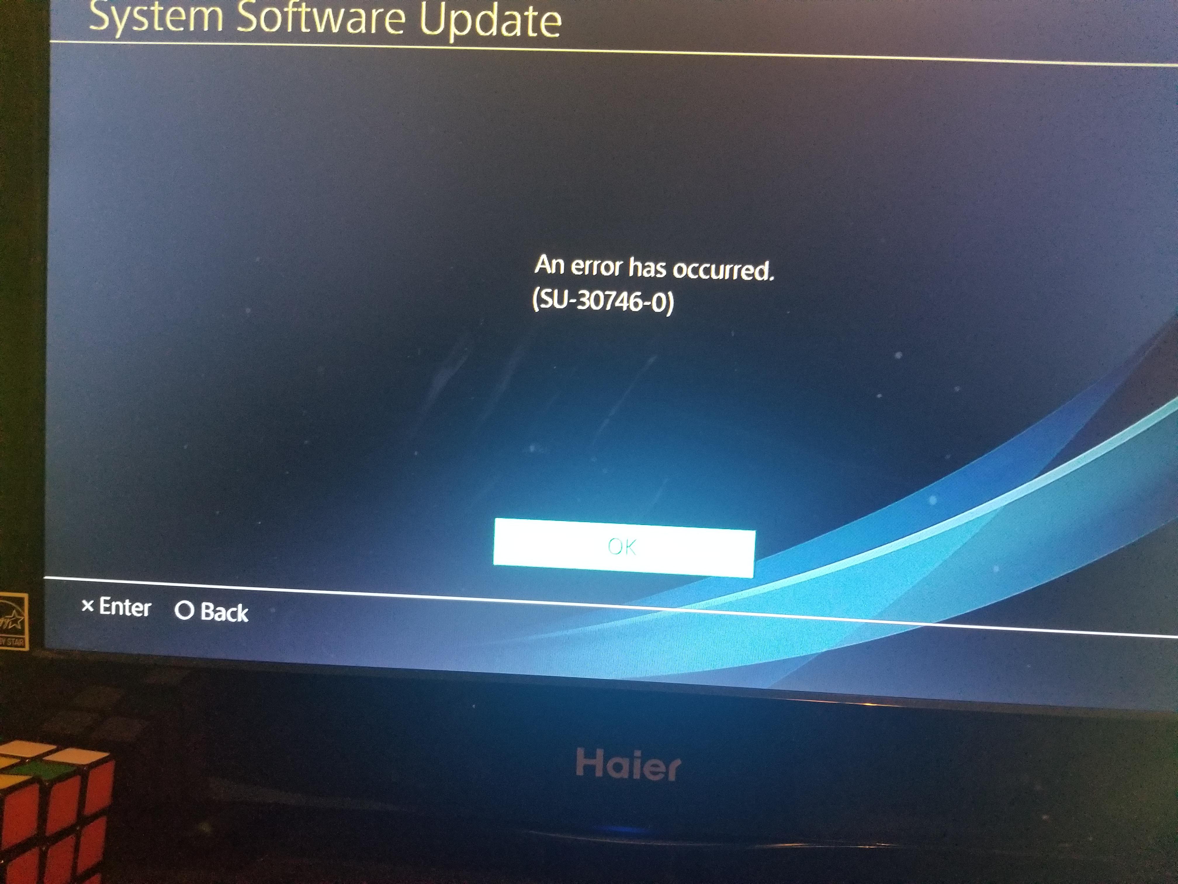 Mine has a frozen screen the ps4 controller won't connect either r