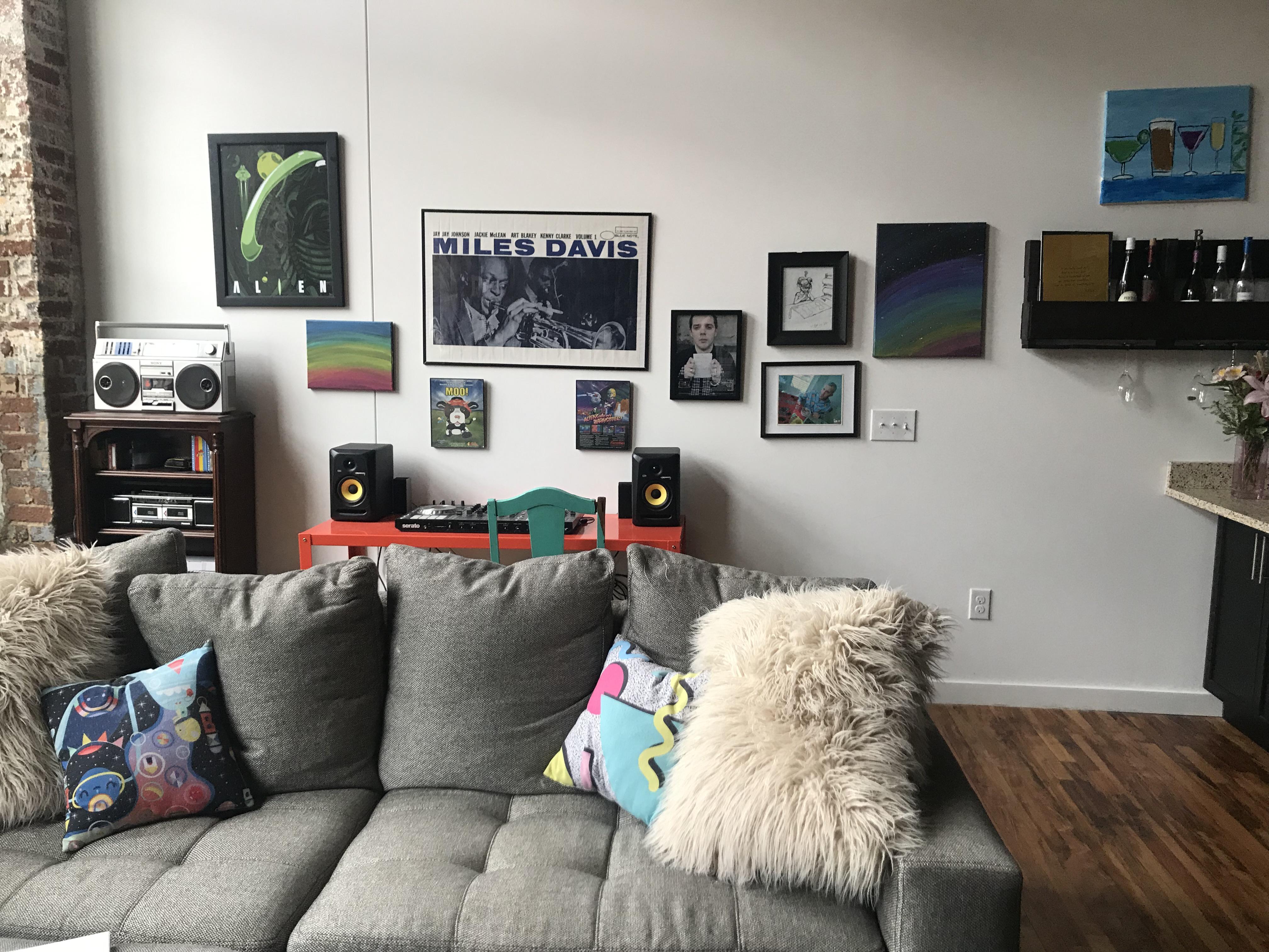 [mine] what can you tell about me from my living room wall