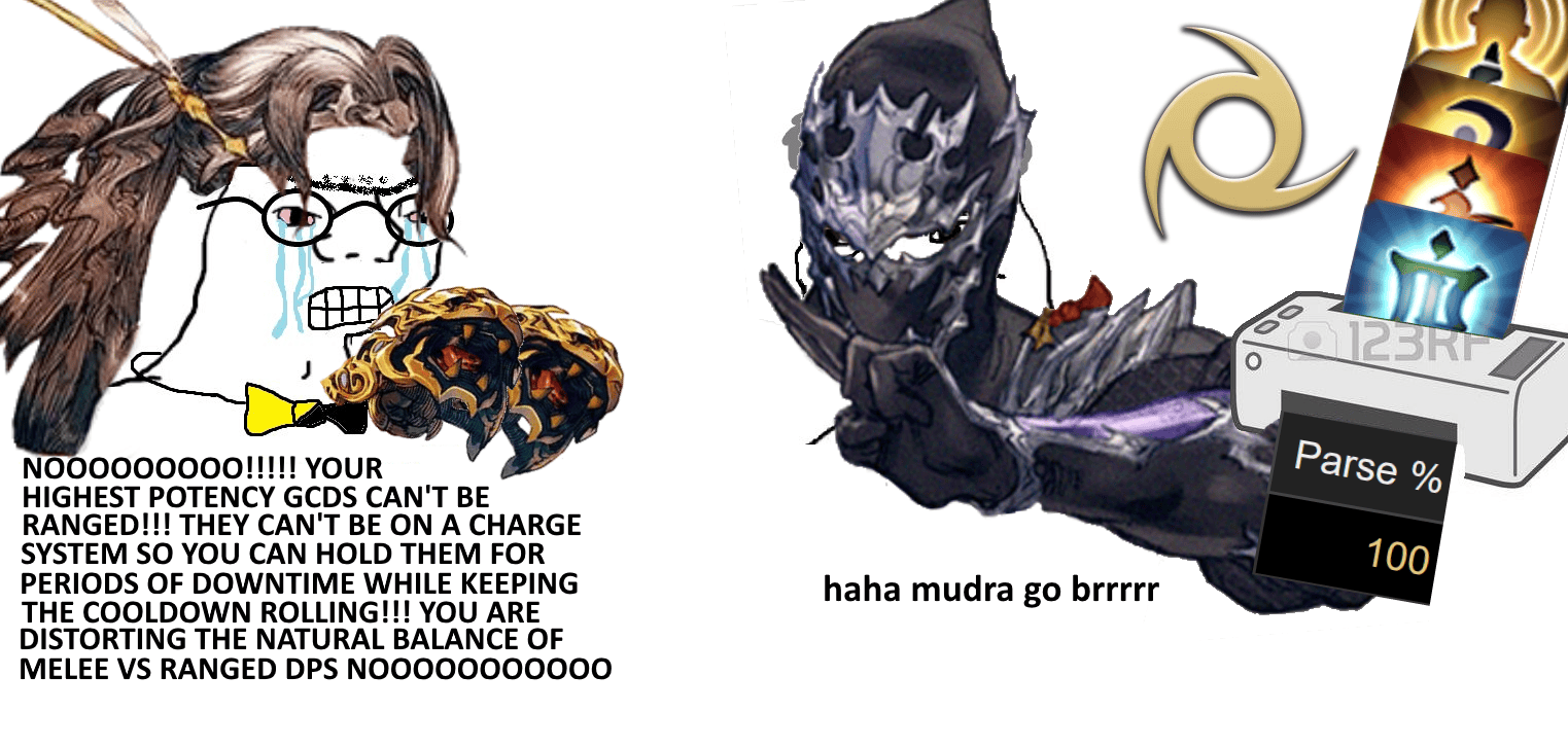Melee this raid tier sucks for uptime Ninja ffxiv
