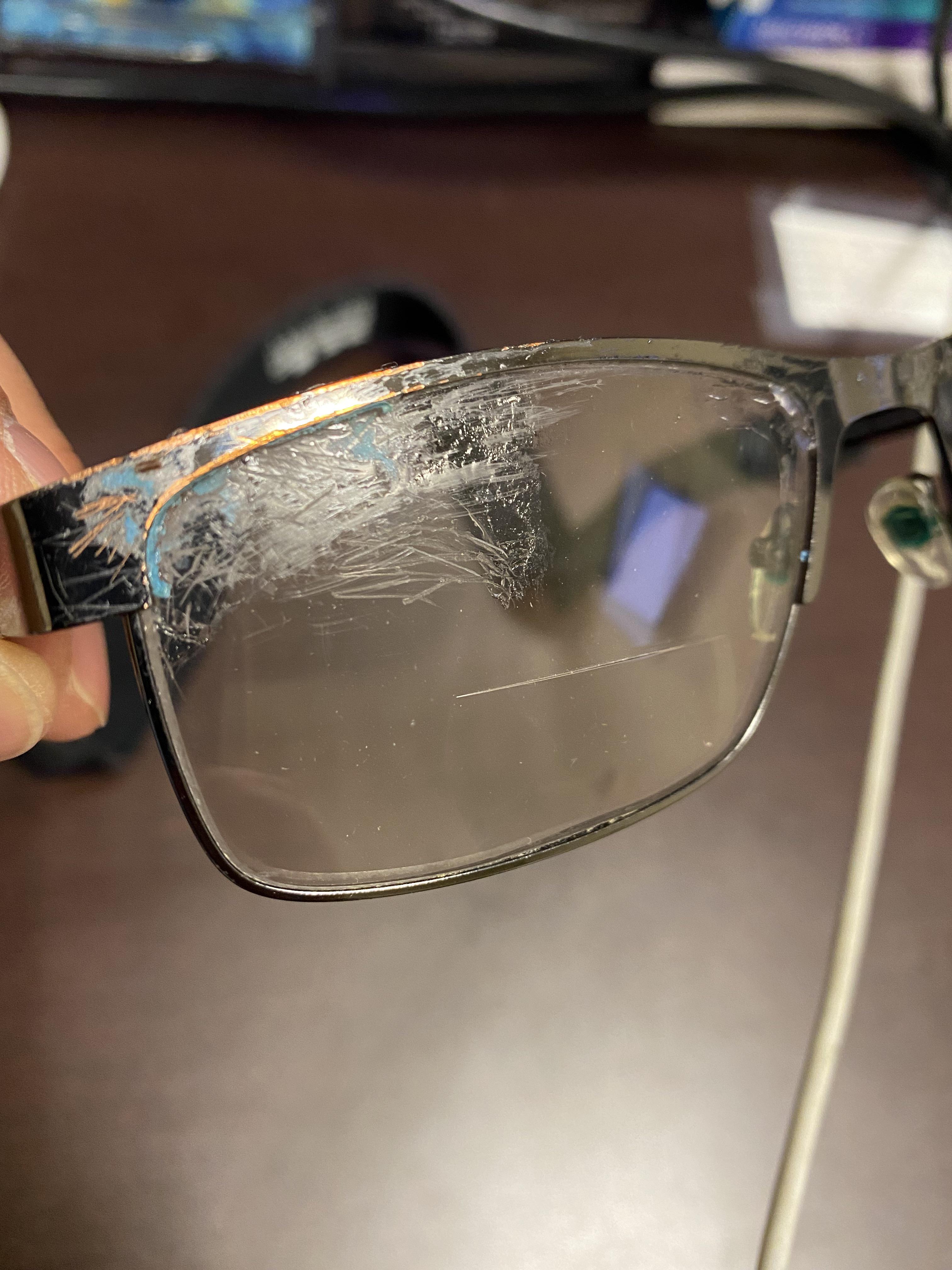 This is why you should not repair glasses yourself. Let the pros do it