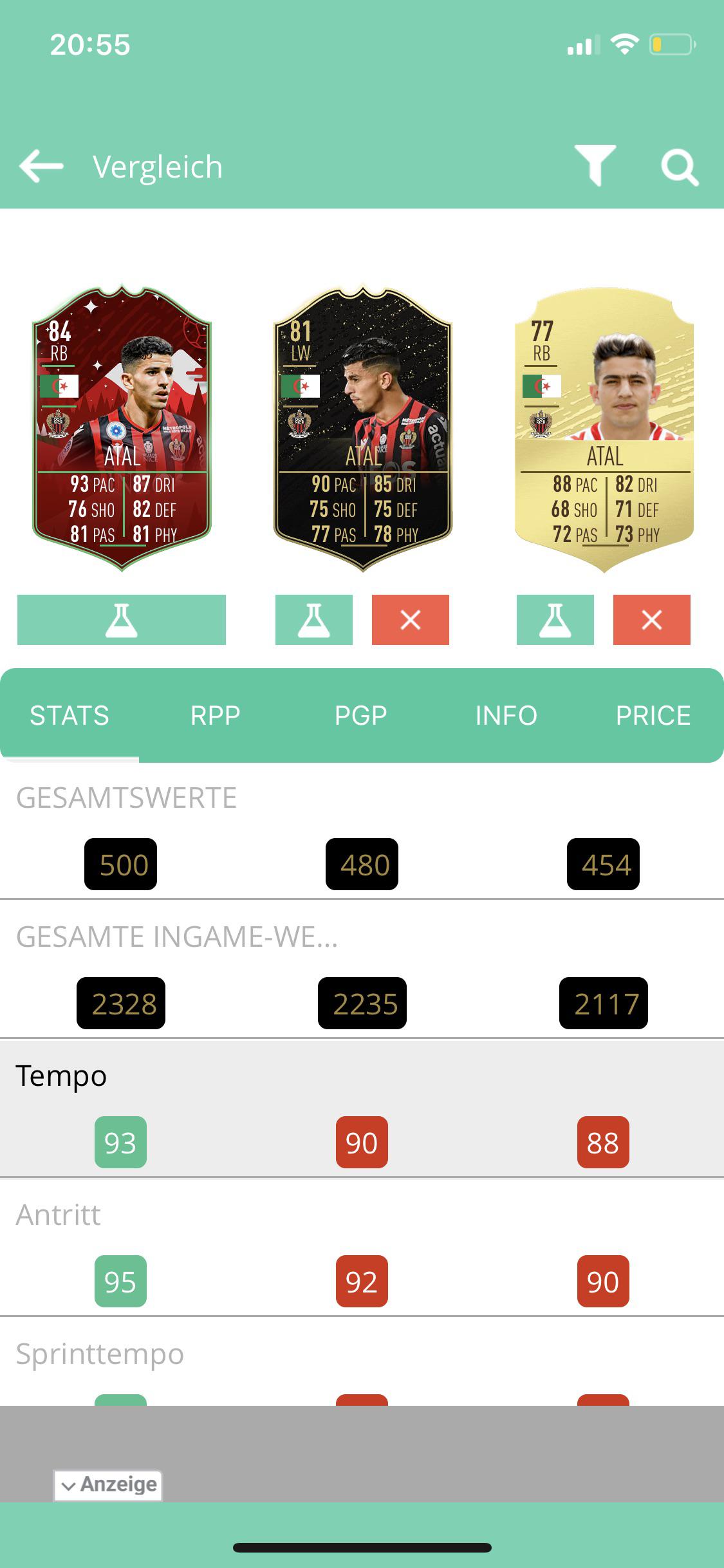 I think that’s the best upgrade on a special card we had on FIFA 20 yet