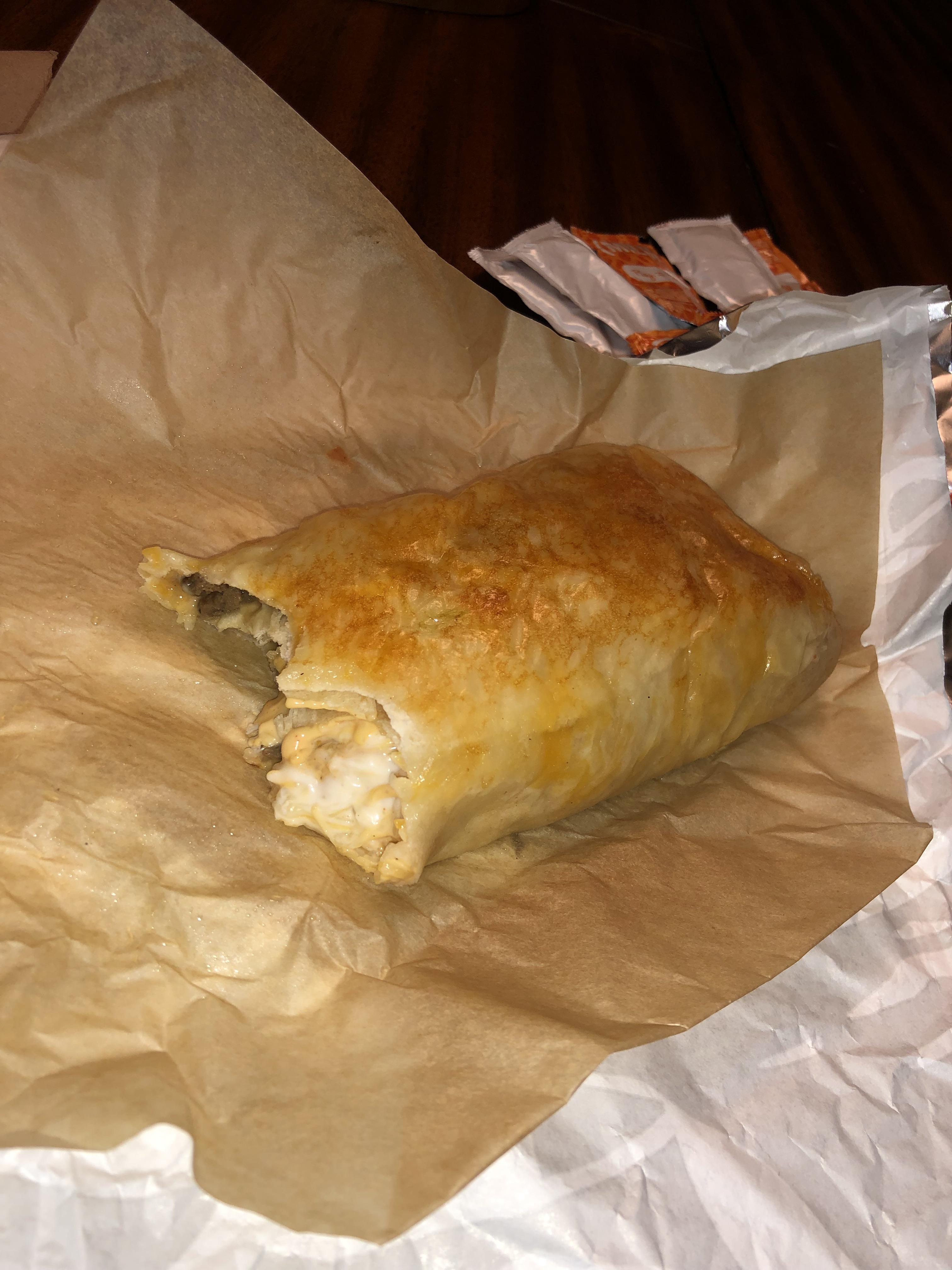 Double Steak Grilled Cheese Burrito a fair competitor to my favorite