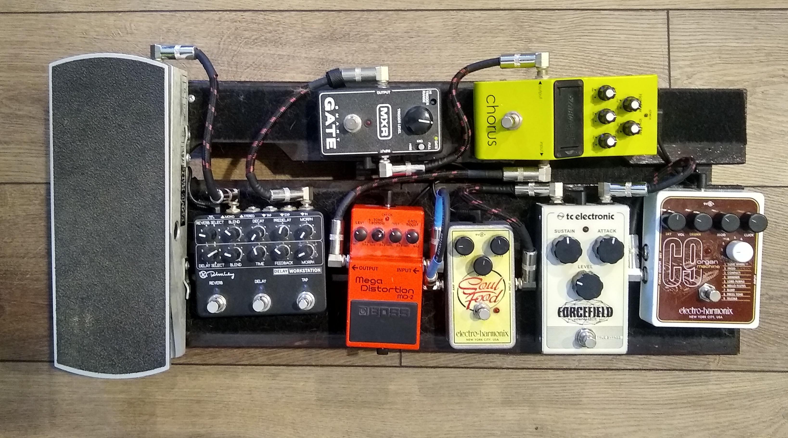 Ikea crate pedal board r/guitarpedals