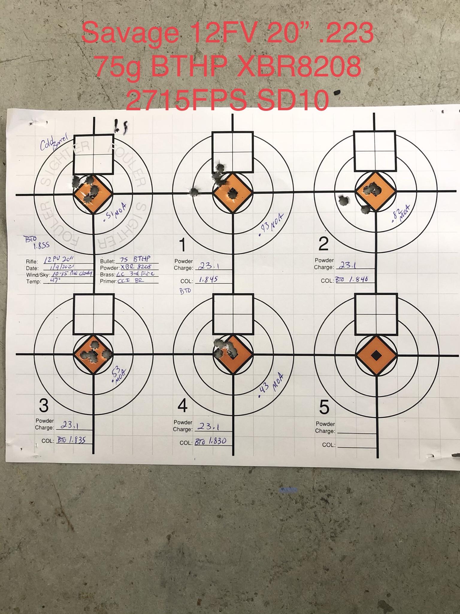 Seating depth test complete, at least good enough for me. r/reloading