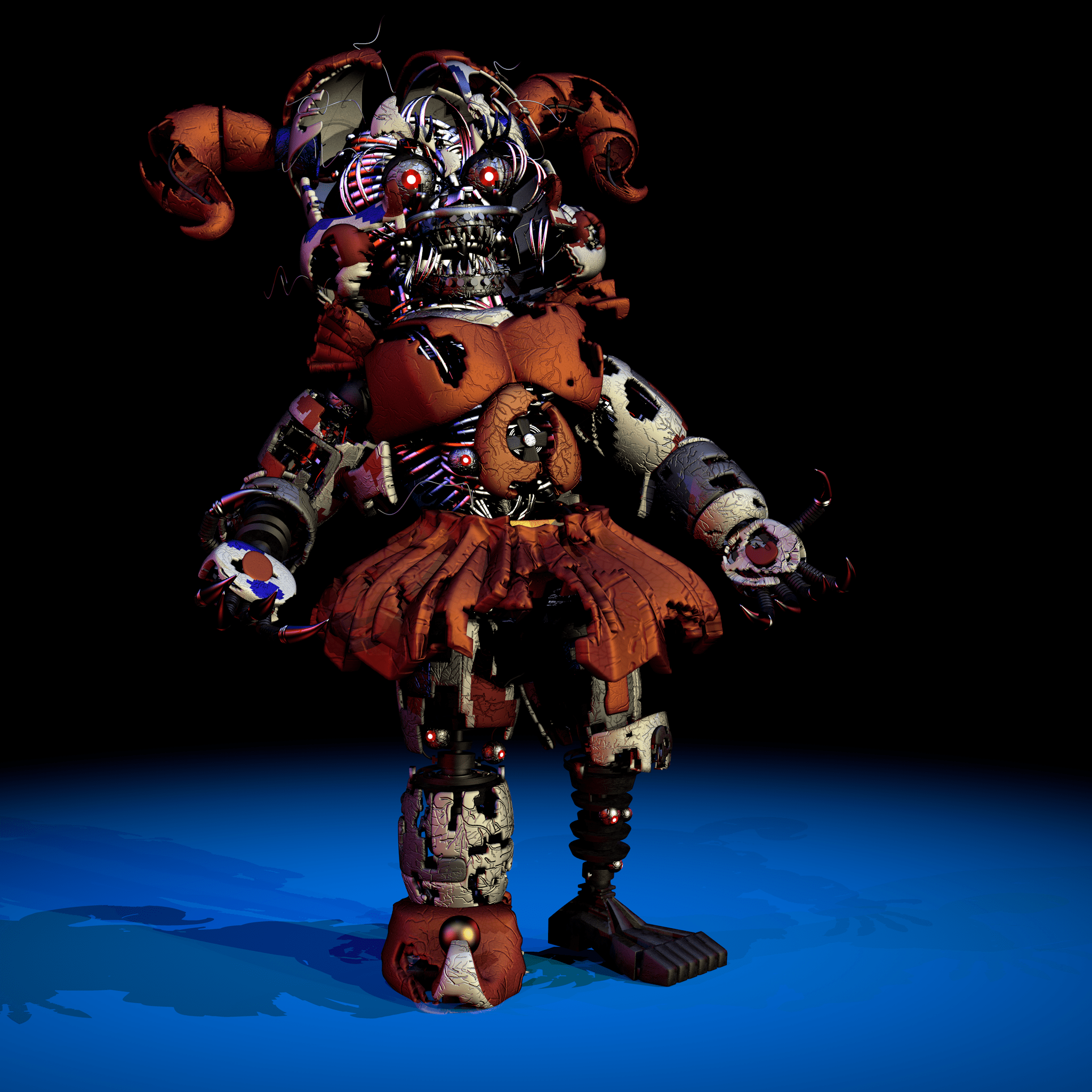 Nightmare Baby(model by Geta1999) : fivenightsatfreddys