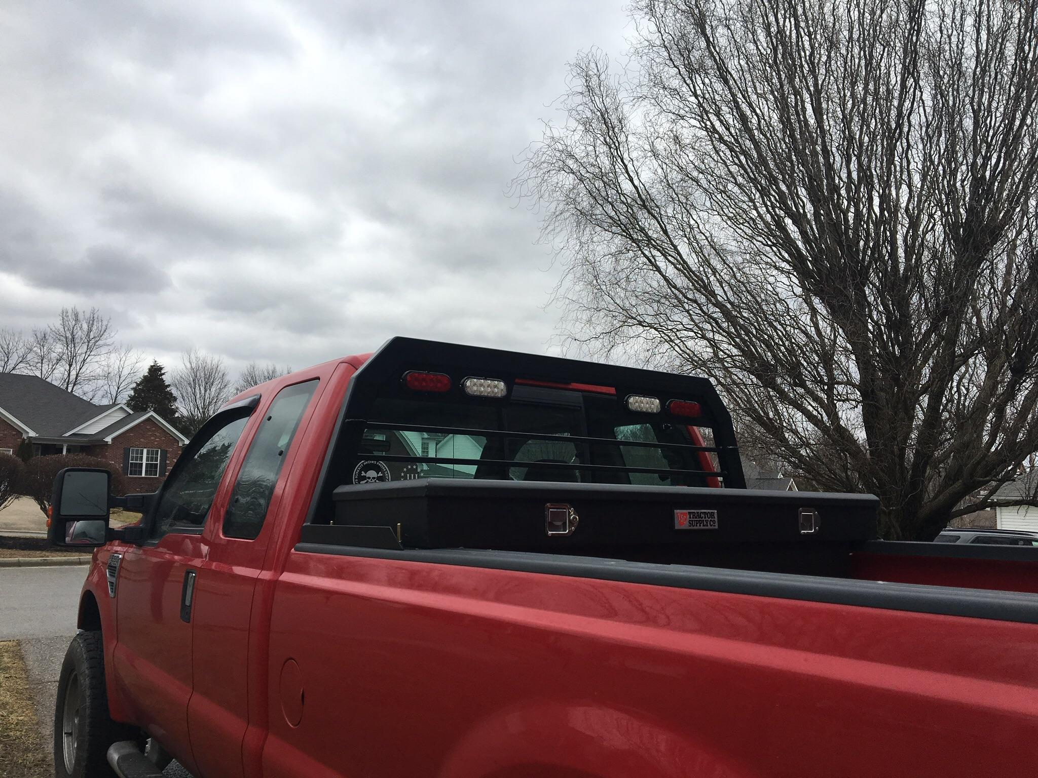 Homemade headache rack r/Trucks