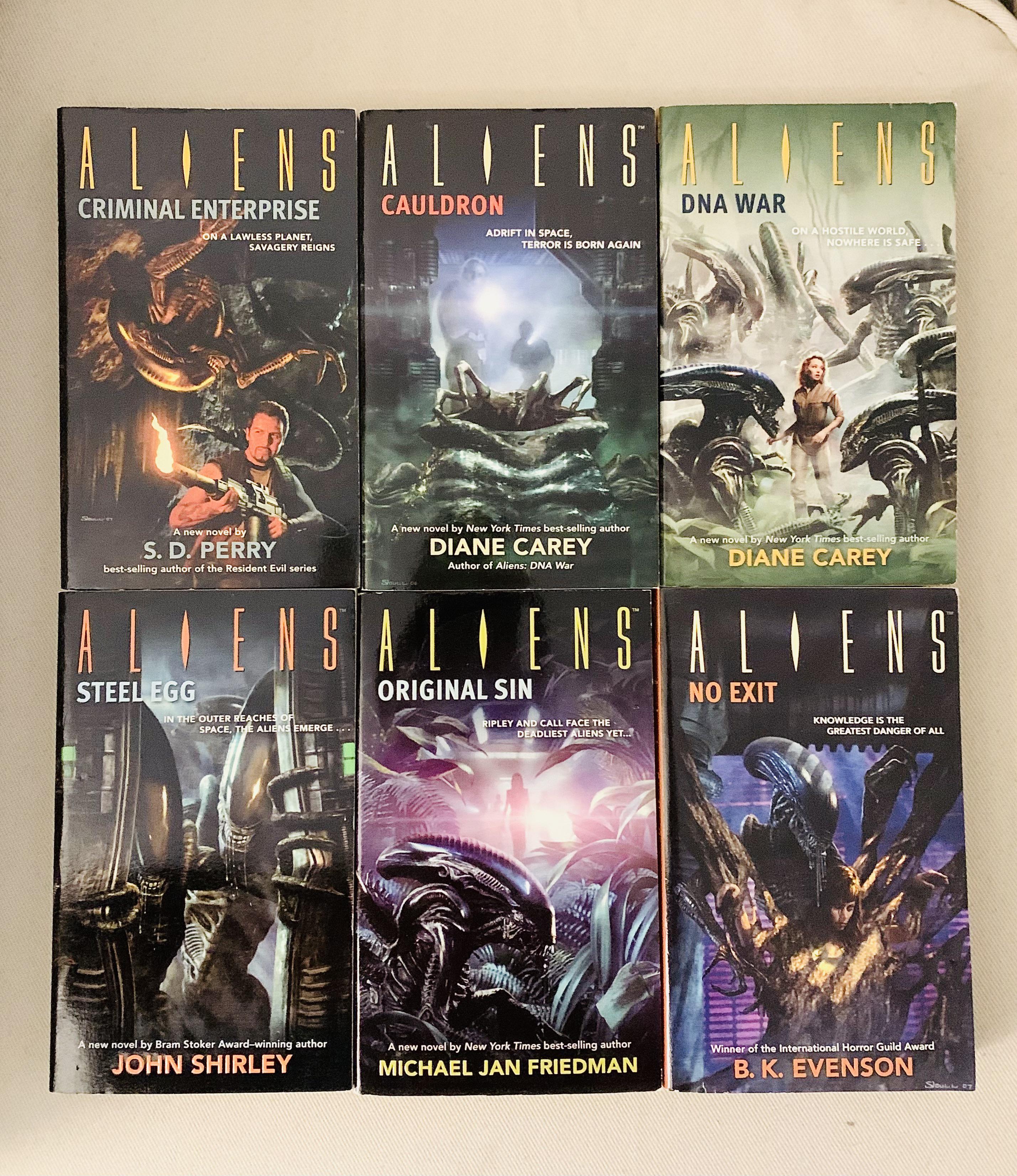 A few Alien novels from my collection r/Xenomorphs