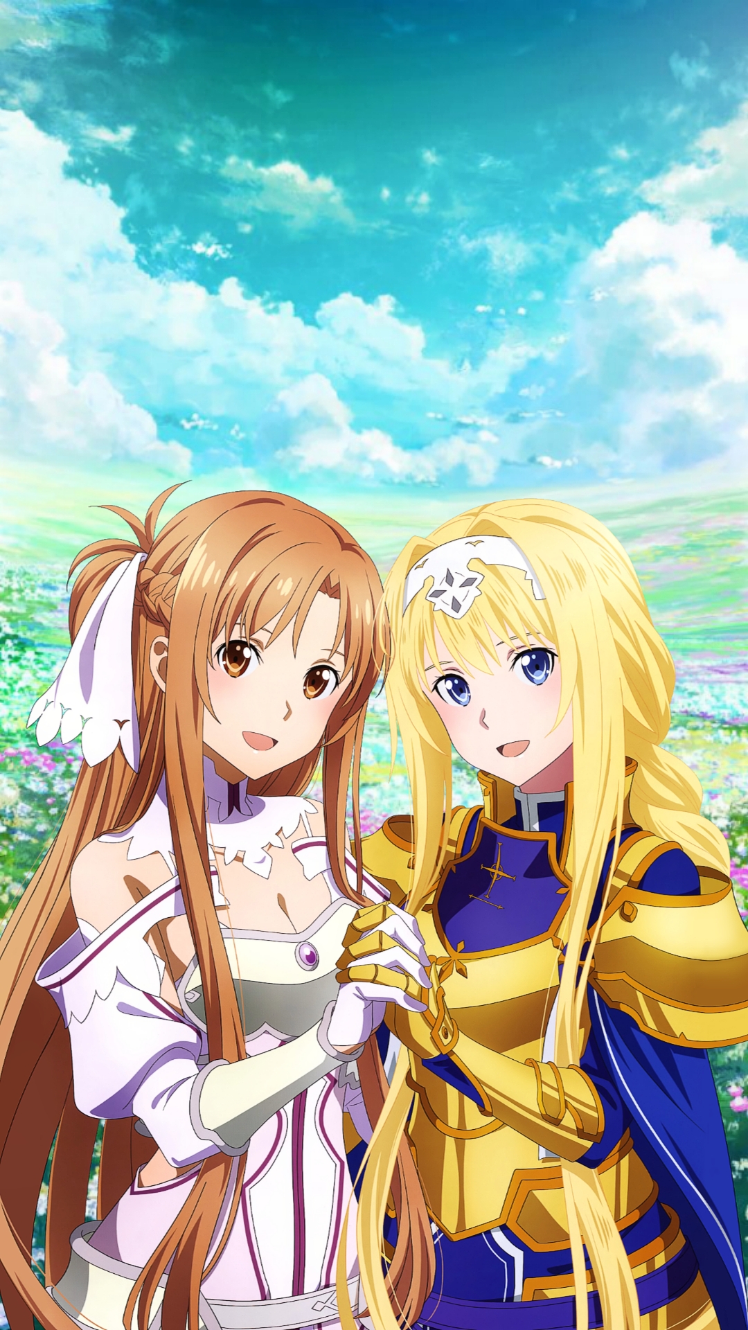 Asuna & Alice Phone Wallpaper