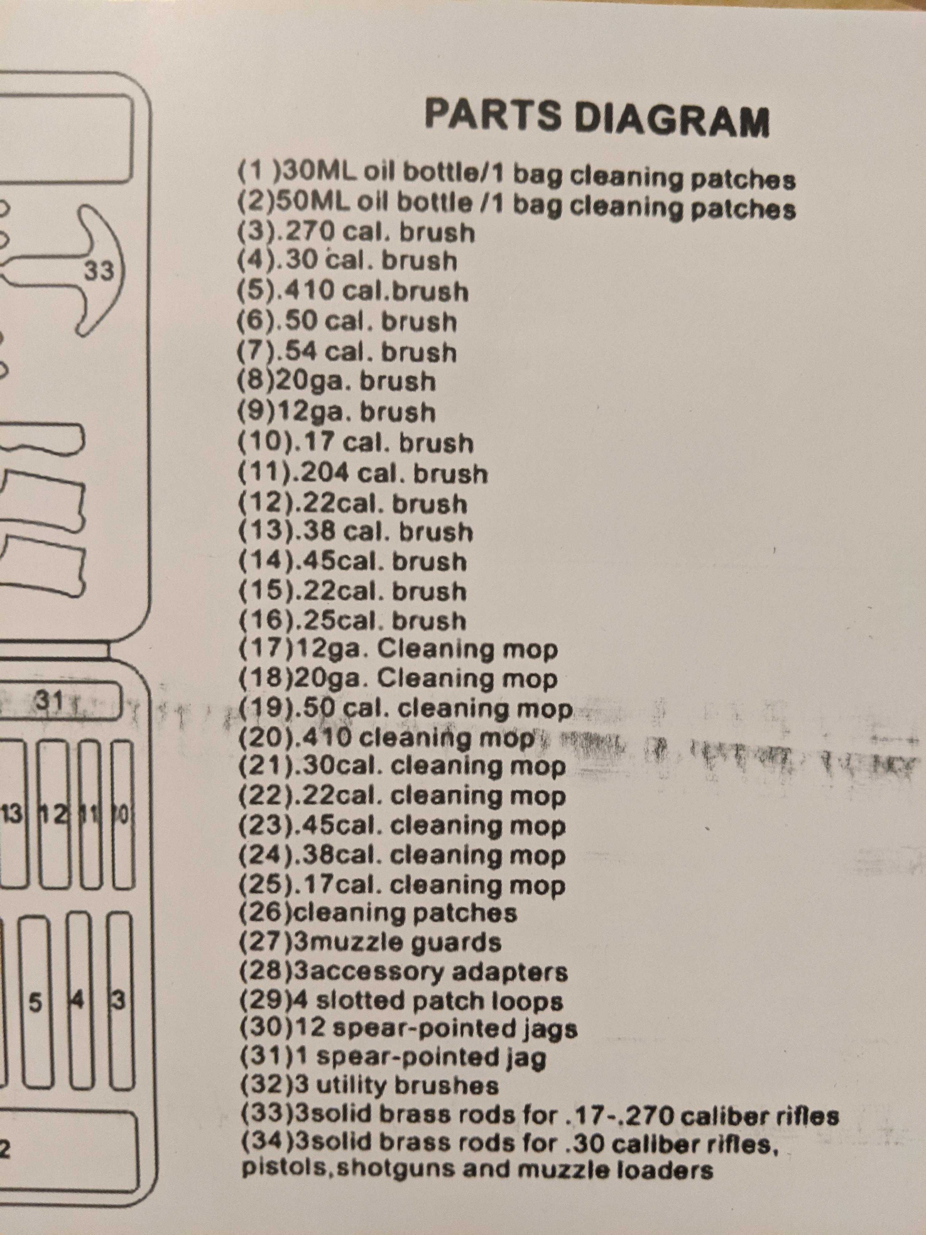 Which of these can I use to clean my gun because I don't see 556 or 223