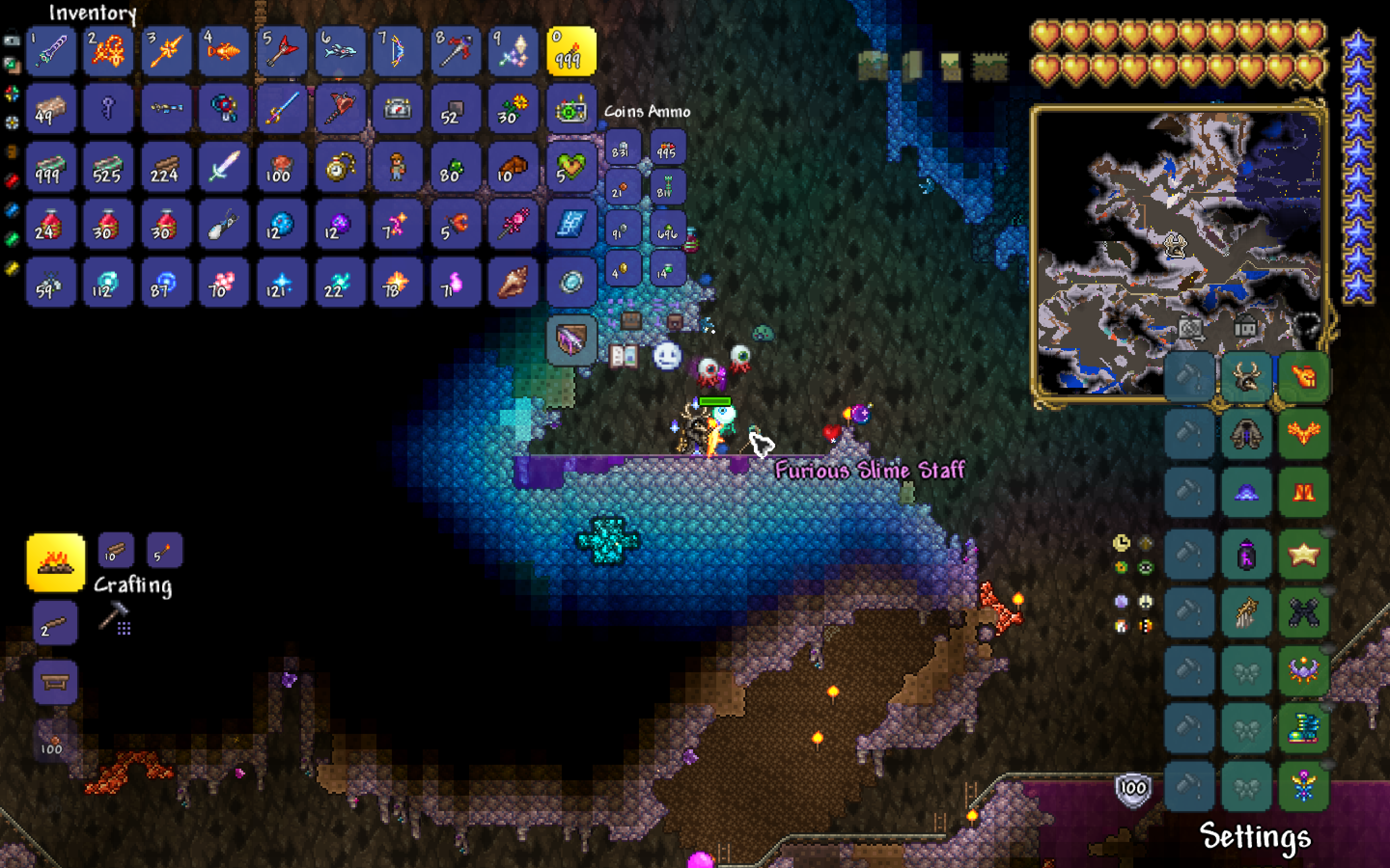 Queen Slime just dropped a slime staff, Ive never seen it before, how