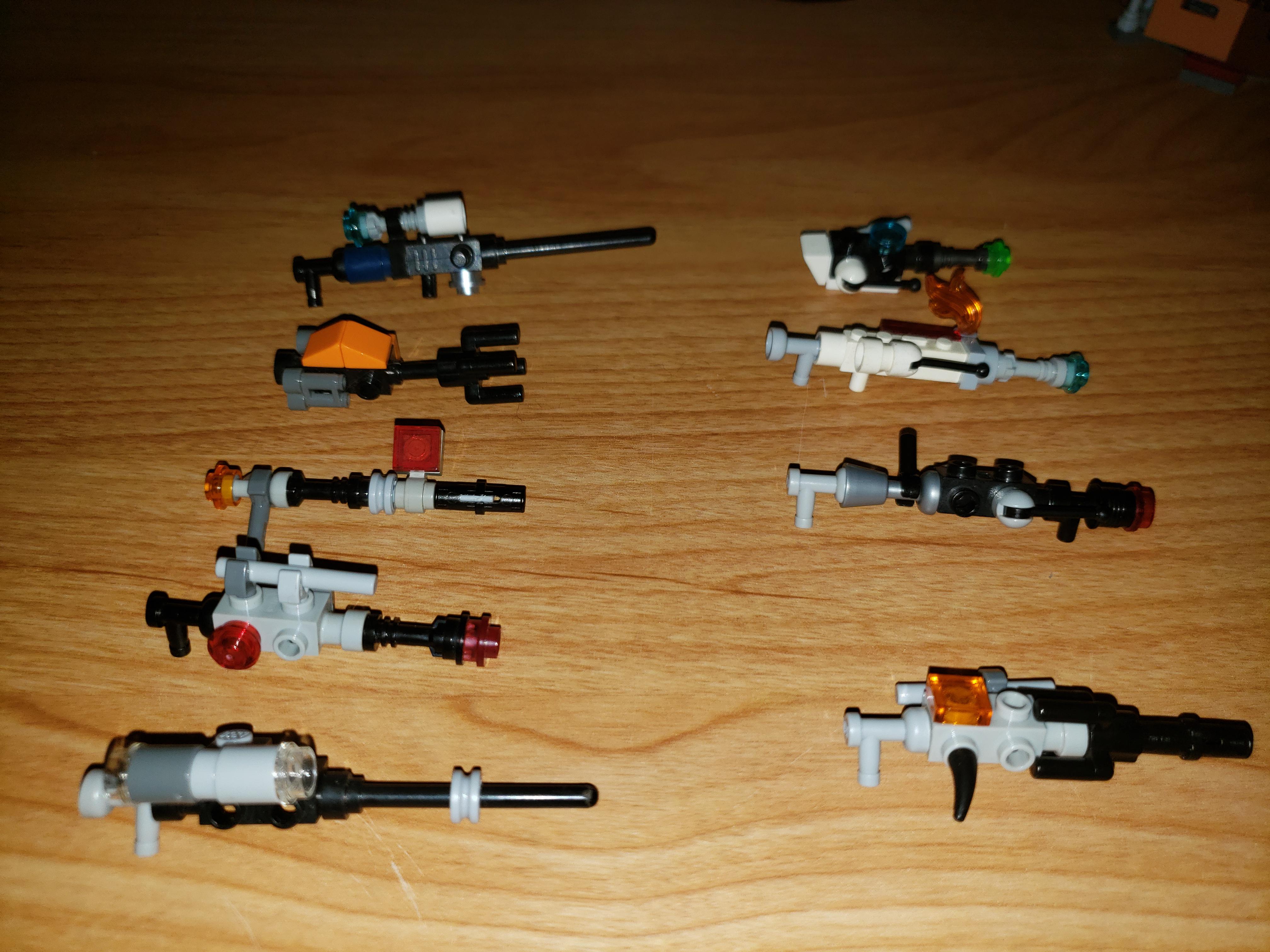 Some lego star wars custom guns I made, what do you think/would change