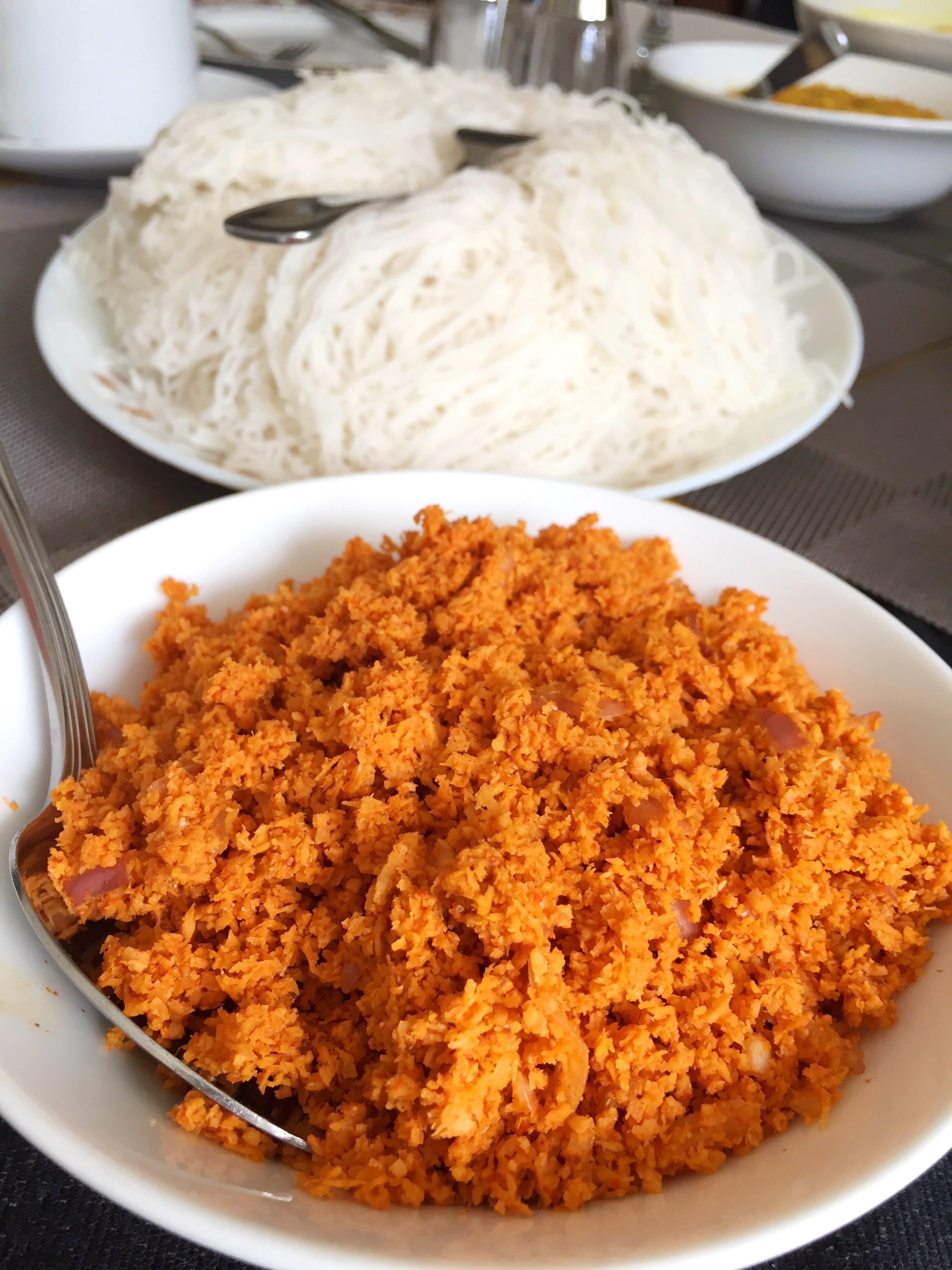 [i ate] string hoppers with coconut sambol r/food