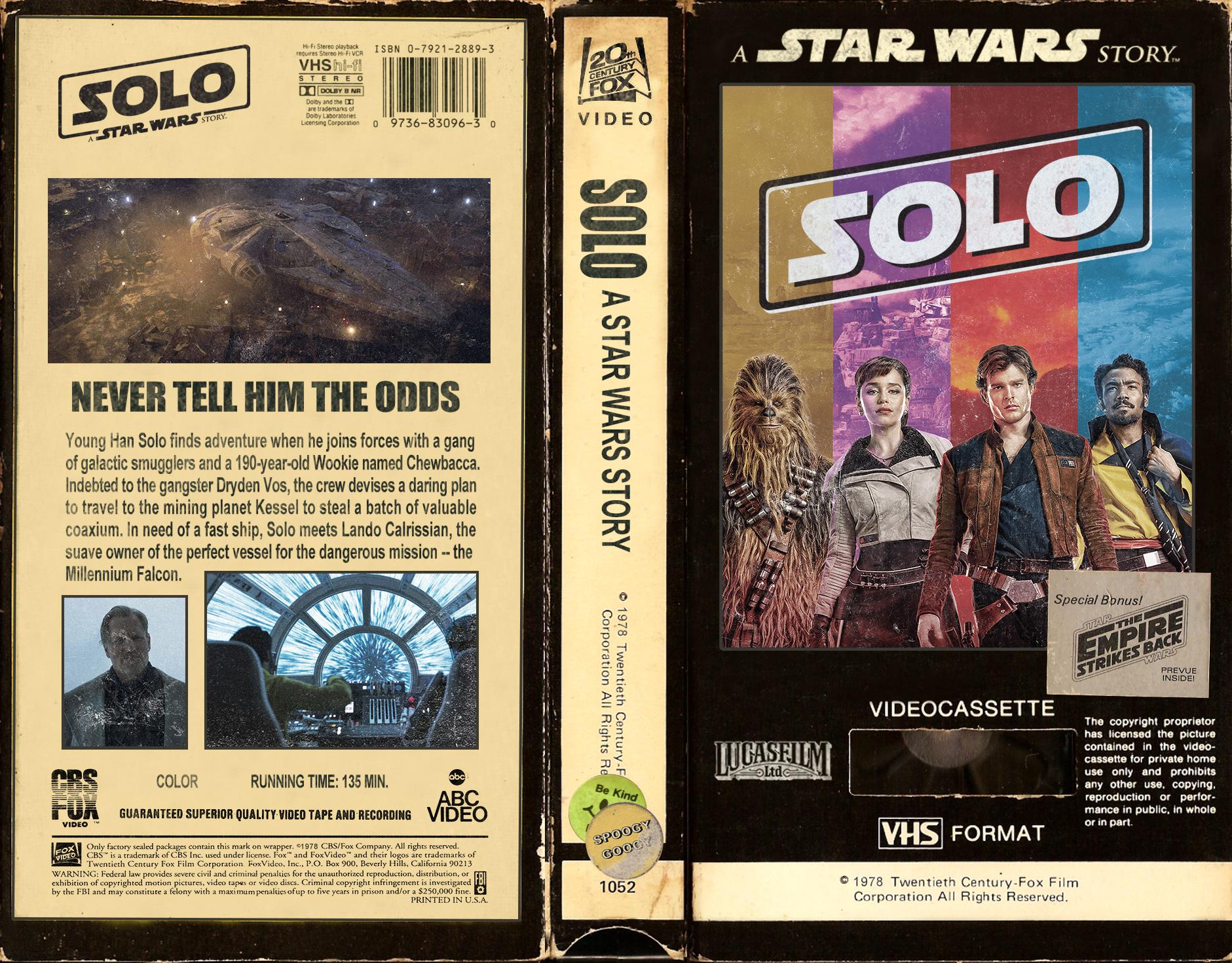 Looking for Star Wars EP19 VHS cover Original Trilogy