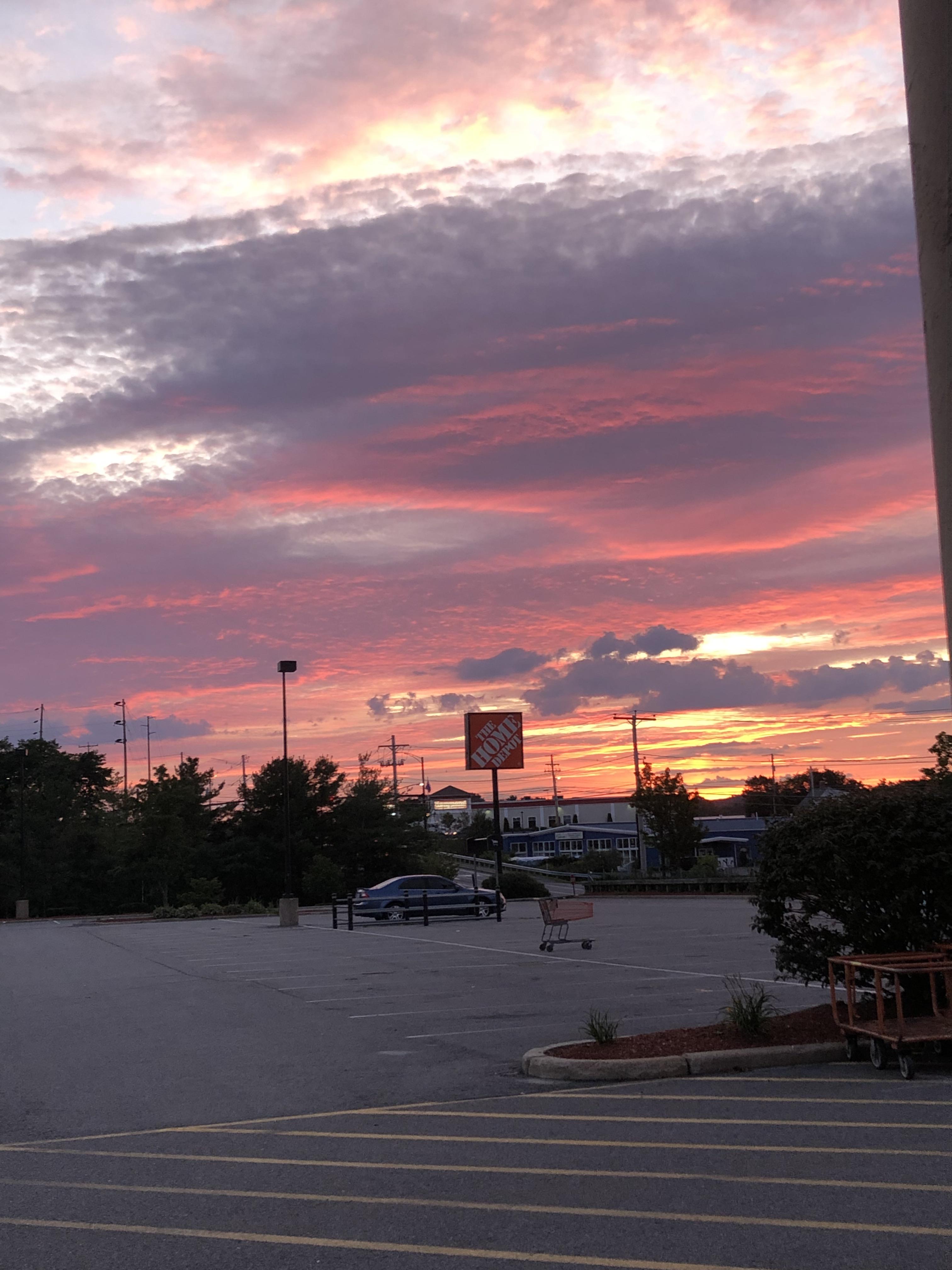 Sunset over 2401 r/HomeDepot