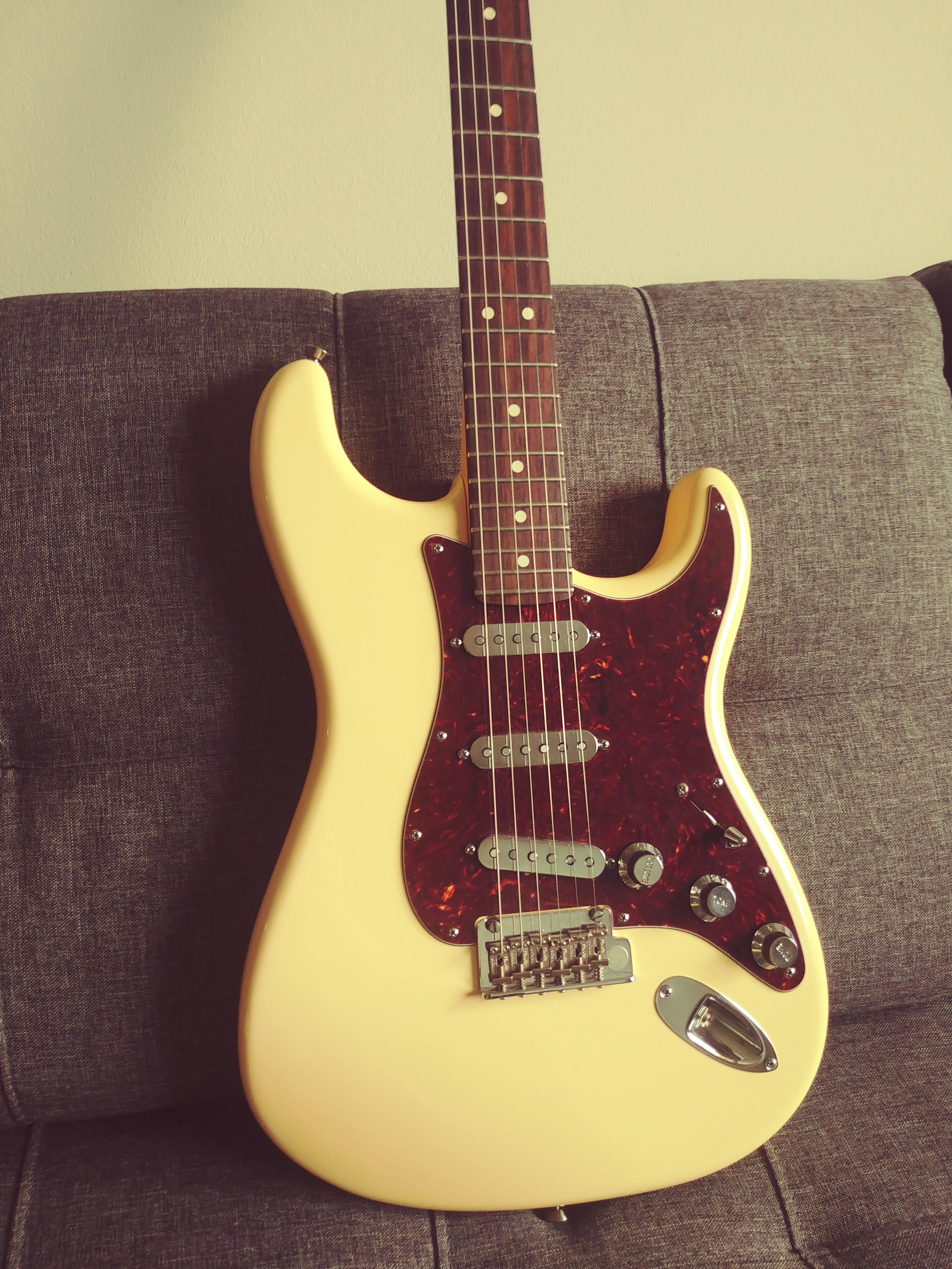 Add some chrome knobs and pickup covers. Yay or nay? Original were